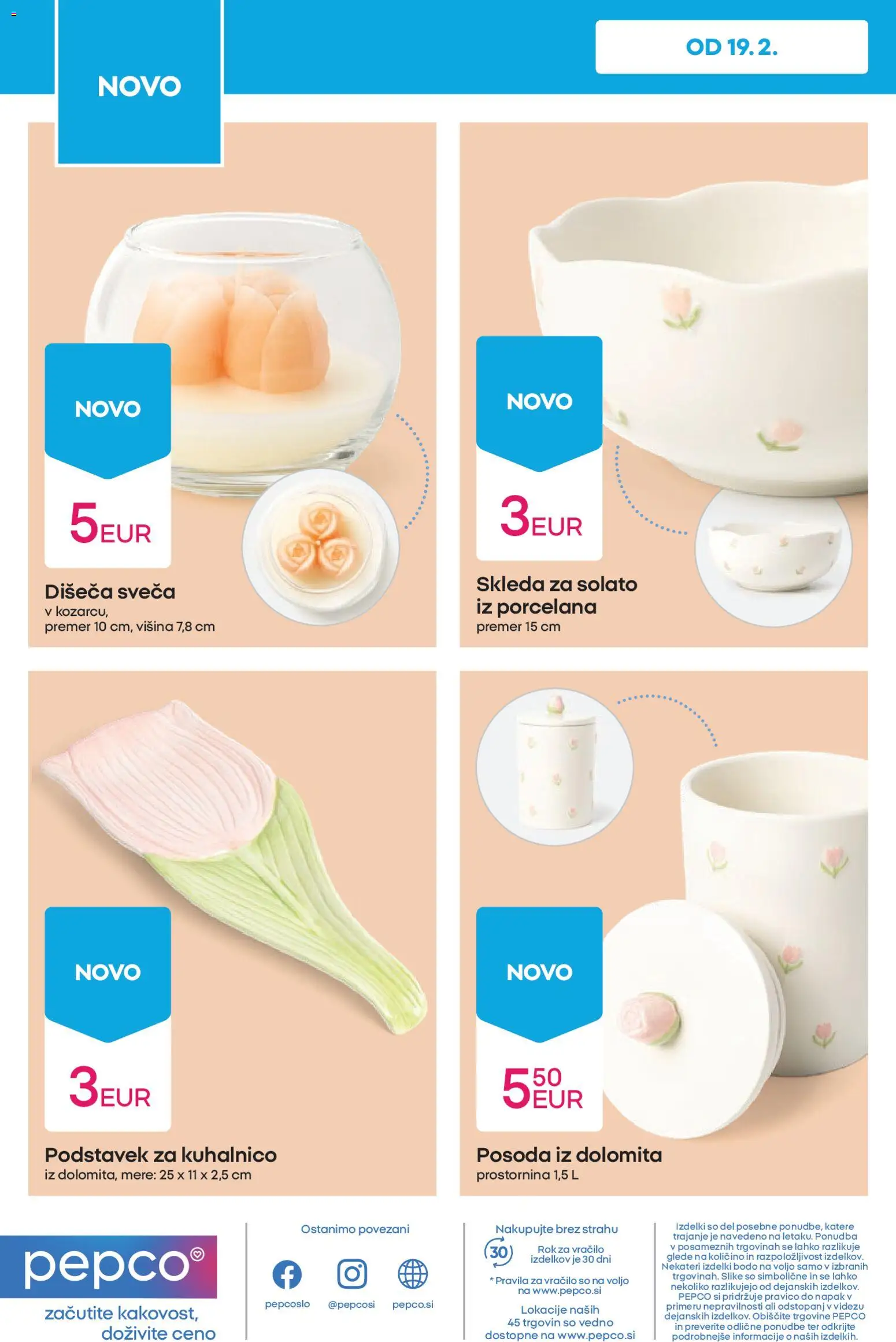 Novi Pepco katalog ponudbe – veljaven od 19.02.2026 | Stran: 10 | Izdelki: Sveča
