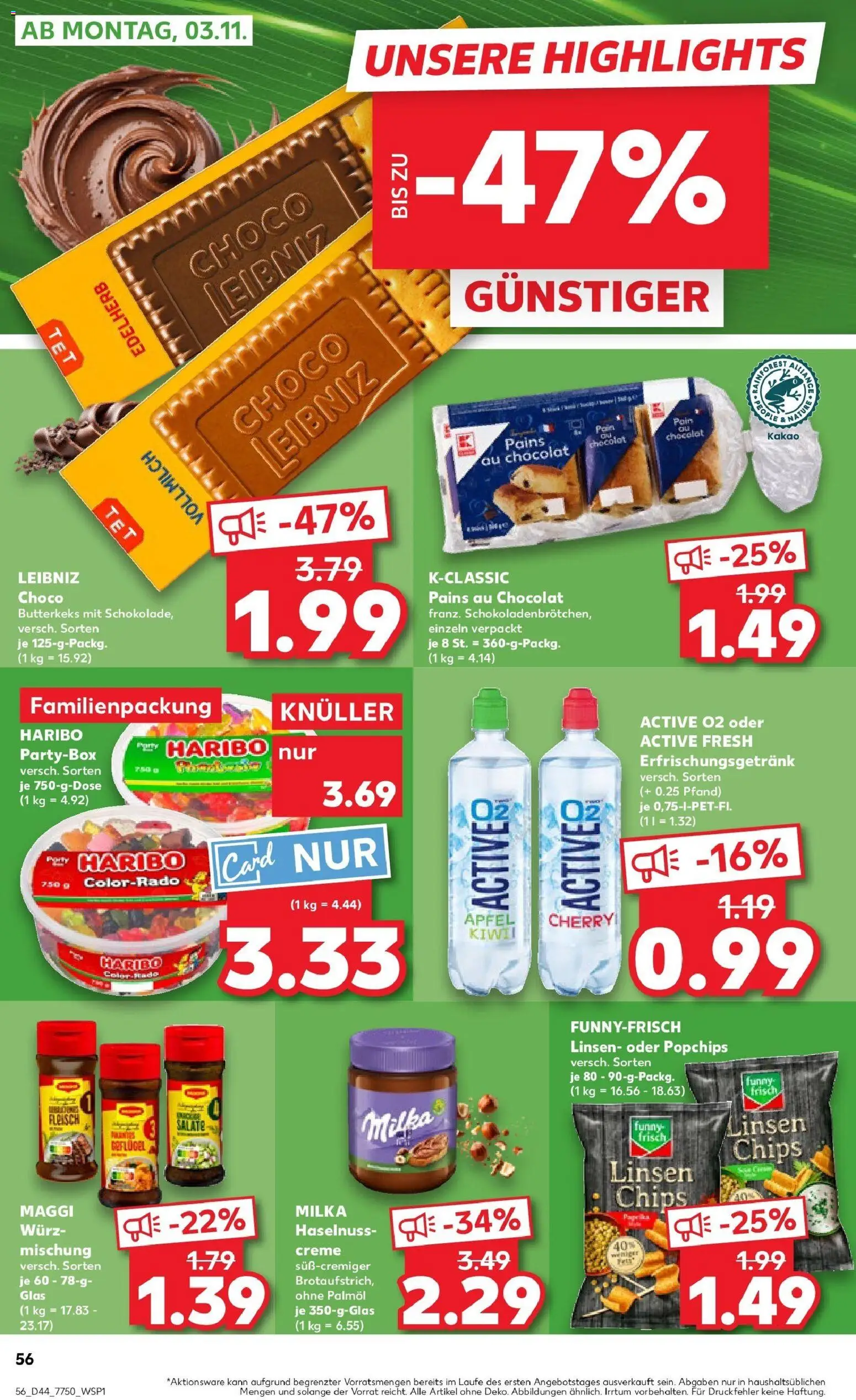 Kaufland prospekt Burgthann	 – gültig ab 30.10.2025 | Seite: 56 | Produkte: Funny frisch, Äpfel, Creme, Fleisch