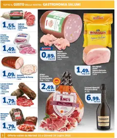 Volantino SIGMA del 15.07.2025 | Pagina: 2 | Prodotti: Speck, Porchetta, Prosciutto Cotto, Prosciutto