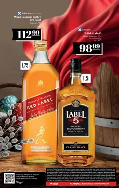 Pogląd oferty "POLOmarket katalog - Alkoholi" - ważna od 19.03.2026 | Strona: 26 | Produkty: Whisky Label 5, Red label, Whisky