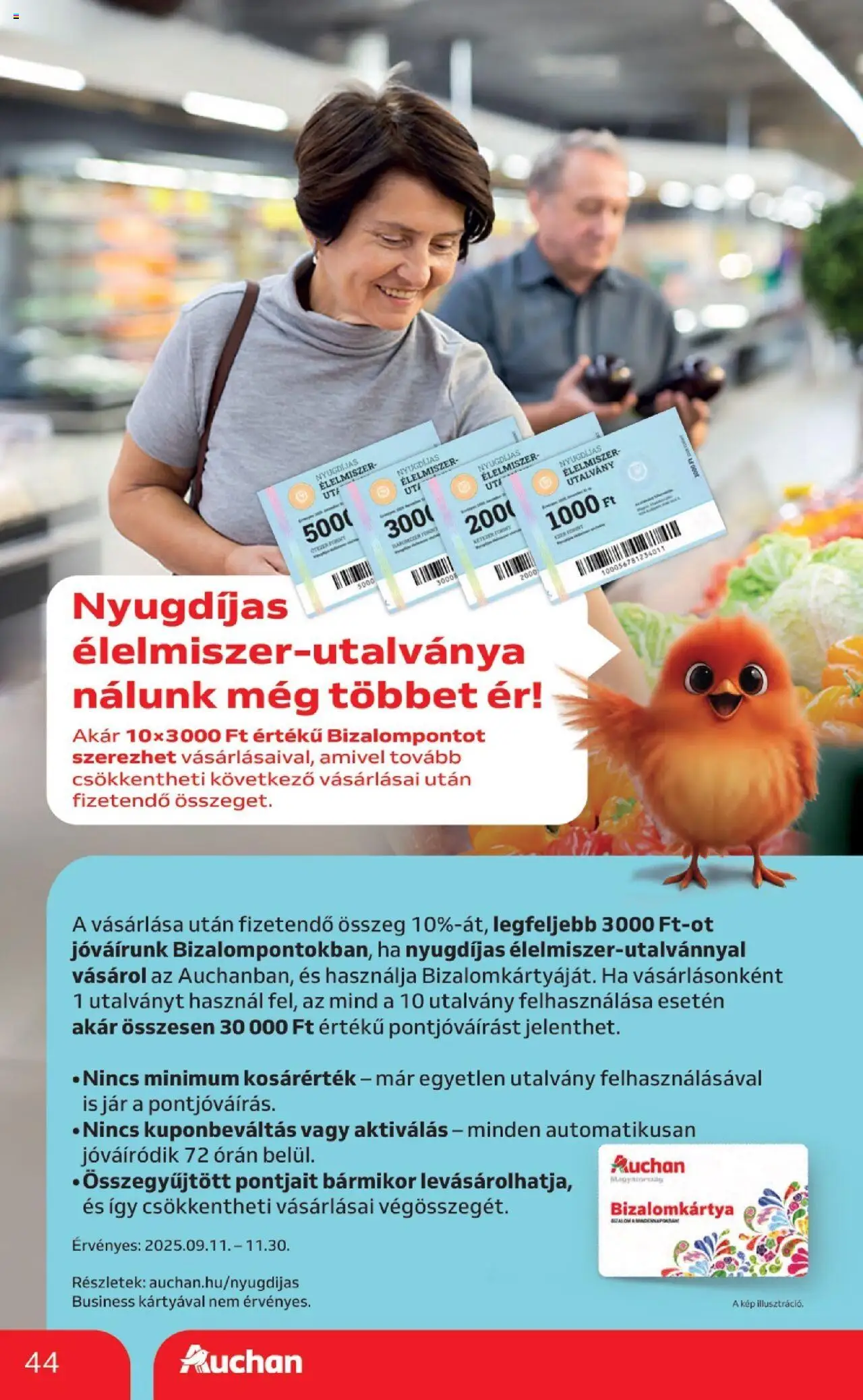 Auchan akciós ujság - amely érvényes a következő dátumtól: 18.09.2025 | Oldal: 44