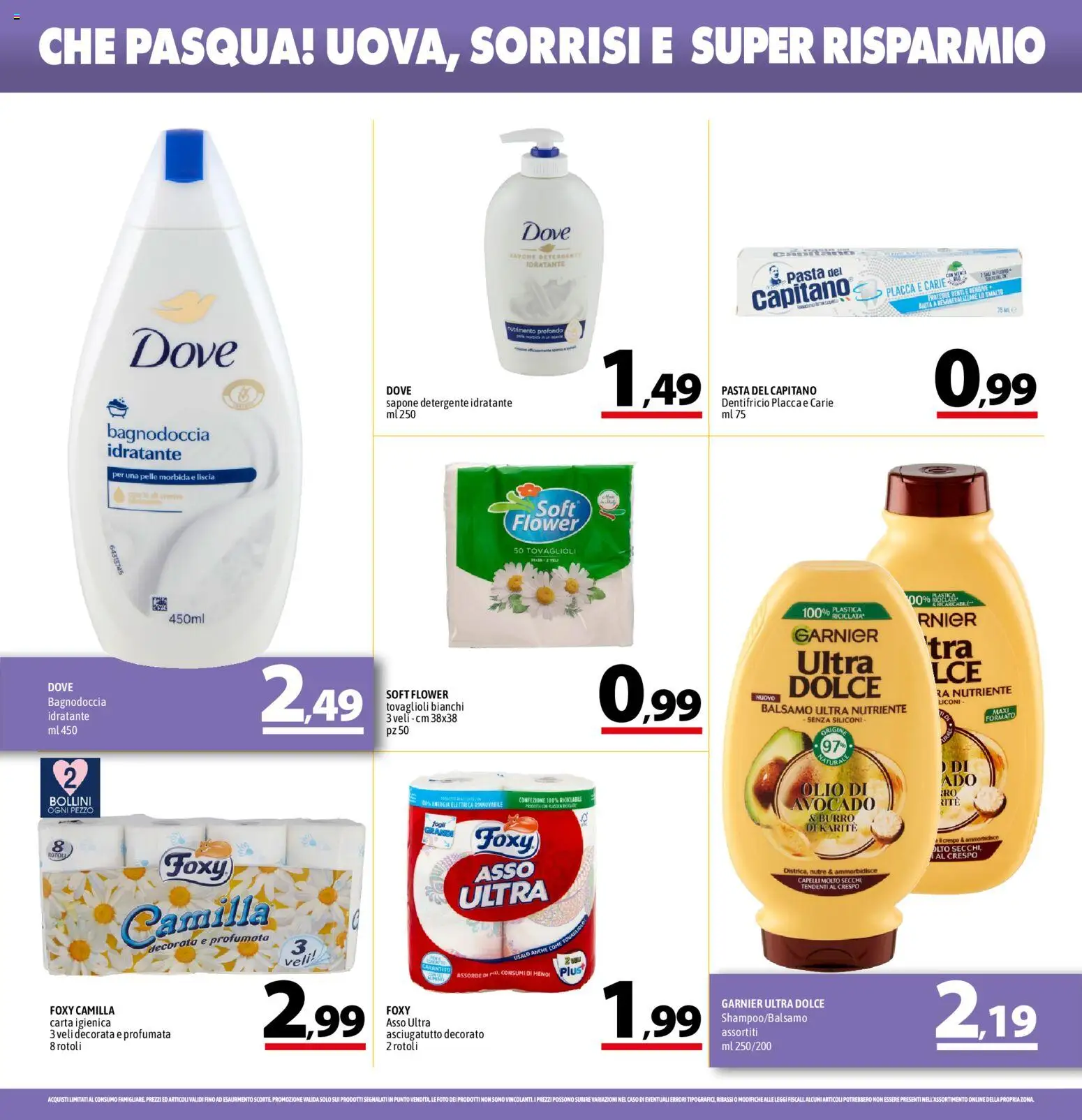 Volantino A&O del 26.03.2026 | Pagina: 14 | Prodotti: Balsamo, Sapone, Detergente, Burro