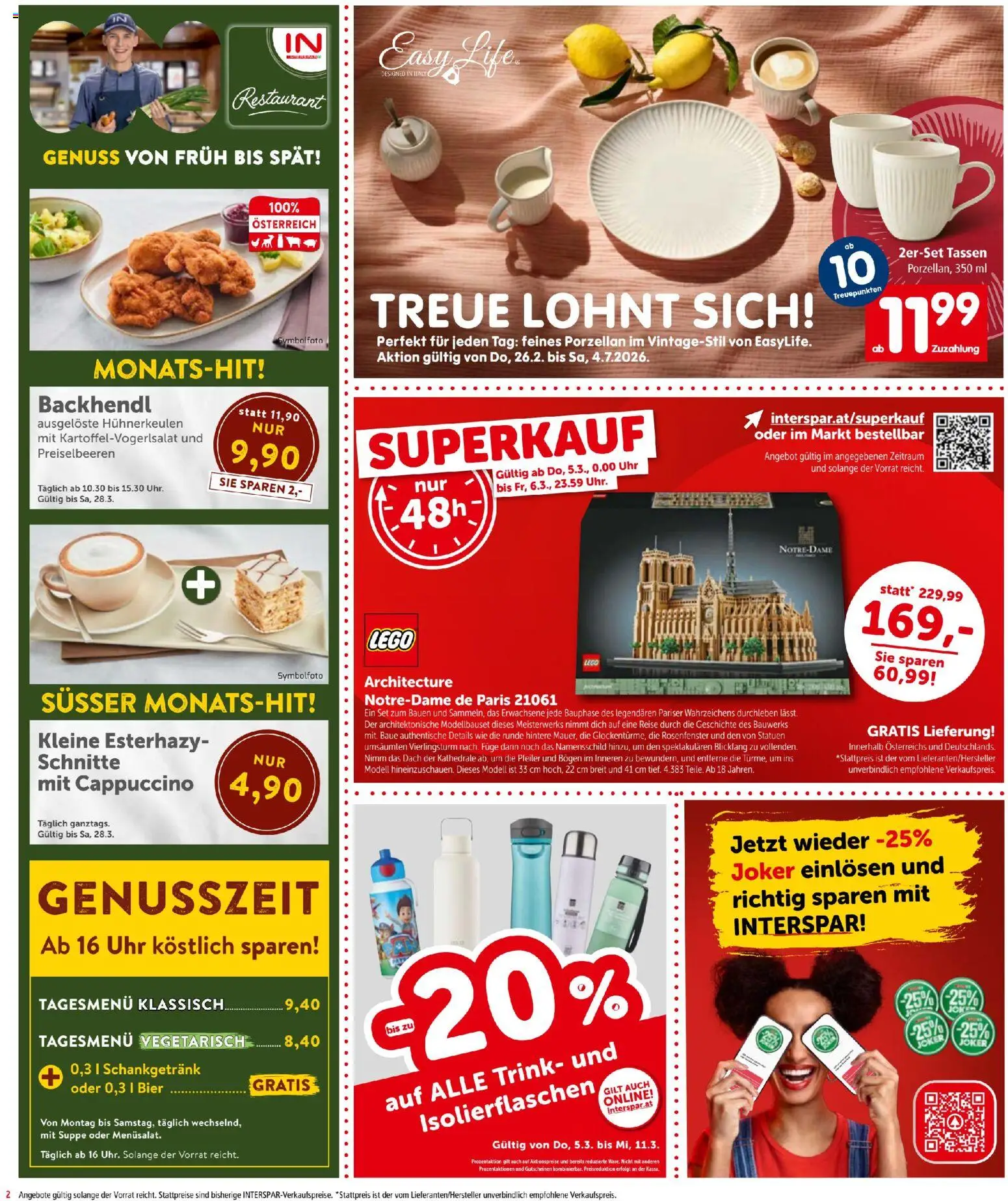 Interspar - Flugblatt gültig ab 05.03.2026 | Seite: 2 | Produkte: Uhr, Bier