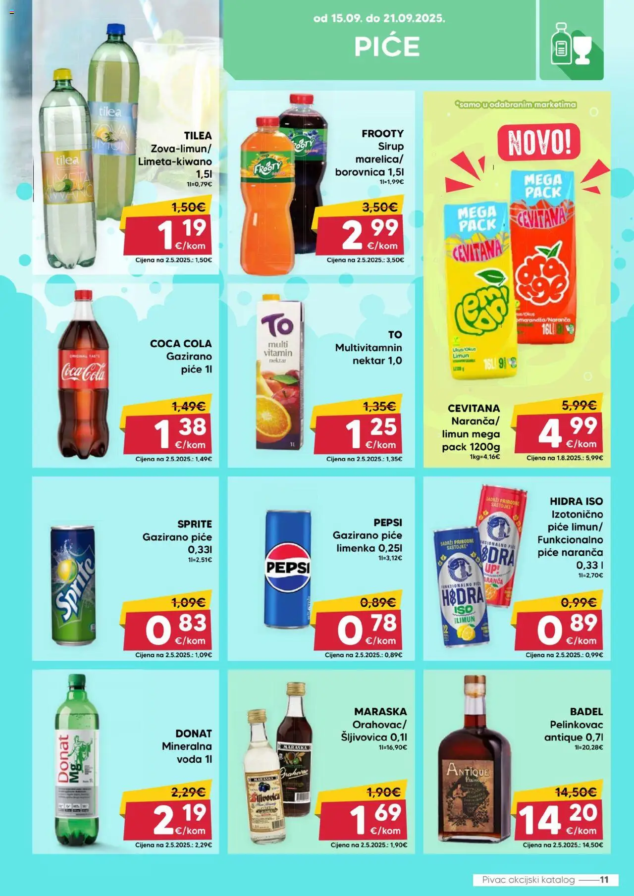 Pivac katalog | vrijedi od 15.09.2025 | Stranica: 11