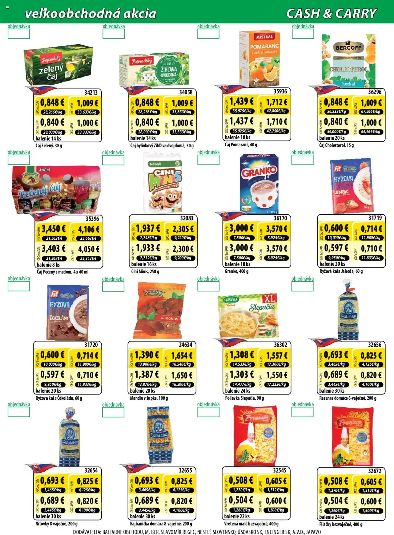 Nové Milk Agro akcie – leták je platný od 08.10.2025 | Strana: 5 | Produkty: Čaj, Čokoláda, Rezance, Granko