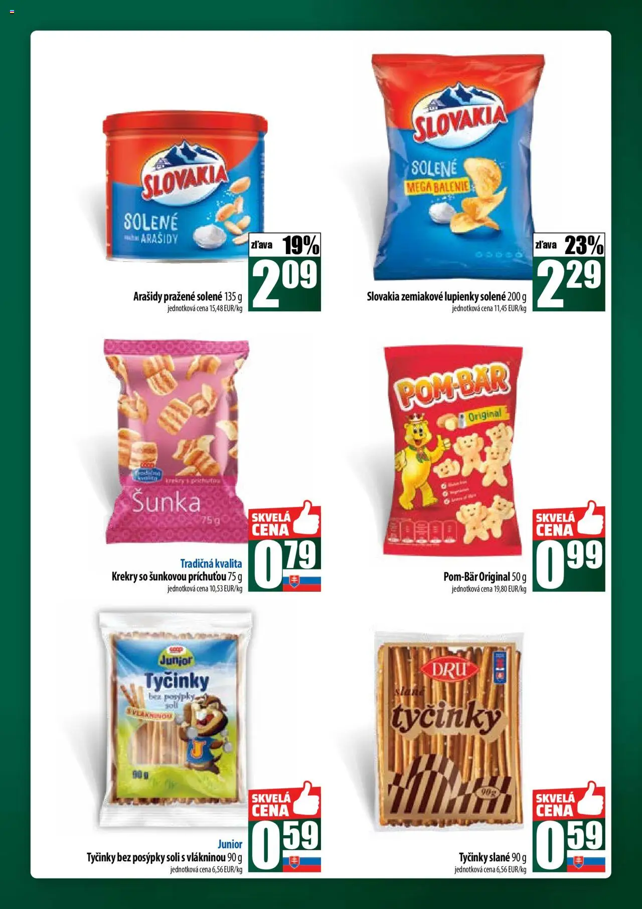 Nové COOP Jednota akcie – leták je platný od 09.10.2025 | Strana: 43 | Produkty: Šunka, Arašidy
