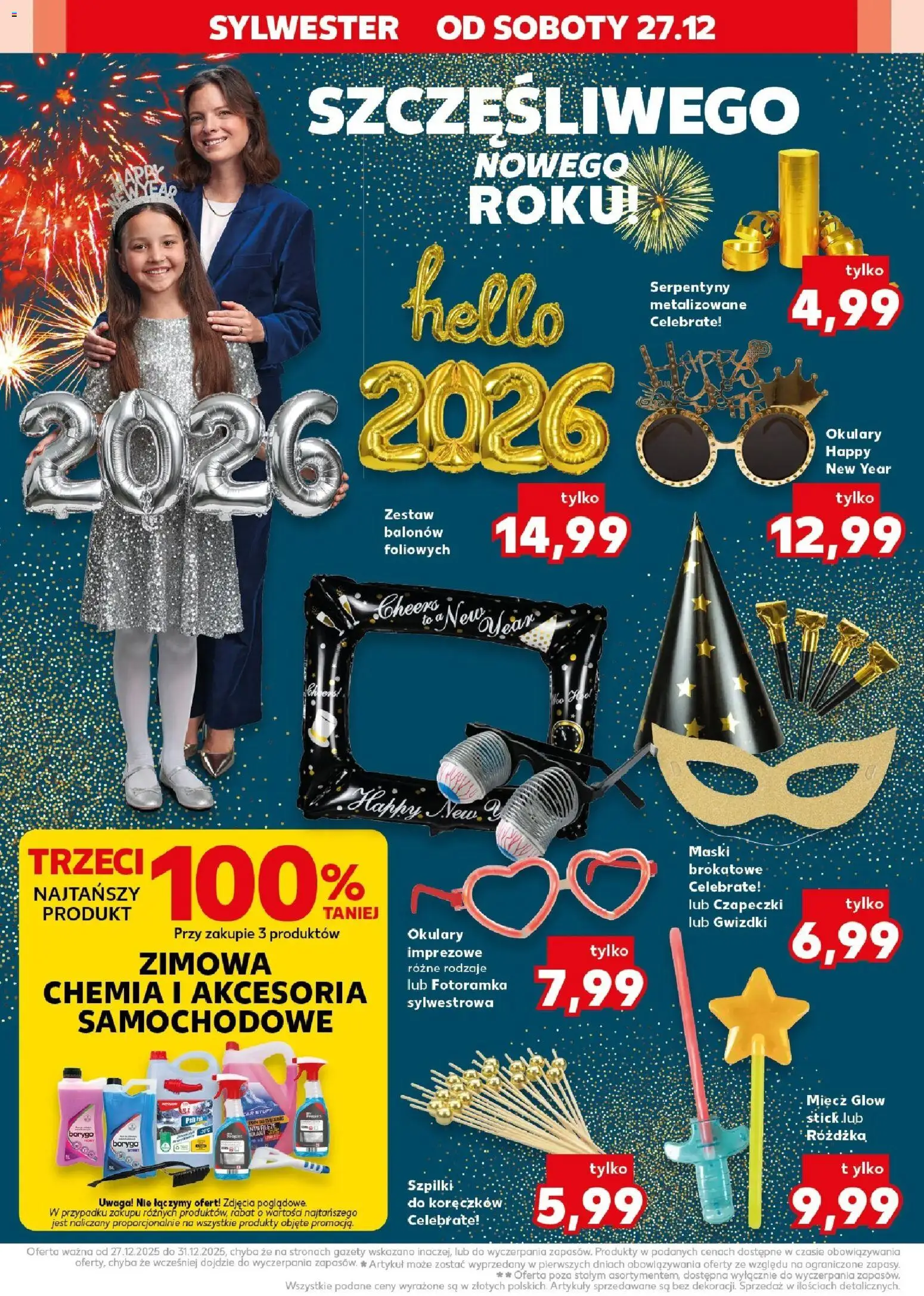 Kaufland gazetka - Mega okazje od 27.12.2025 | Strona: 18 | Produkty: Szpilki, Okulary