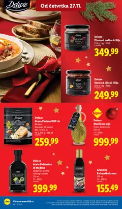 Deluxe Maslinovo ulje, Ekstra devičansko 500 ml. 1 l = 2000.- - pregled Lidl kataloga - važi od 27.11.2025 | Strana: 44
