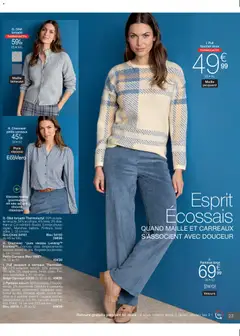 Damart folder / publicité - Voorbeeld van een folder van Damart, geldig van 26.11.2025 | Pagina: 23 | Producten: Velours, Bord