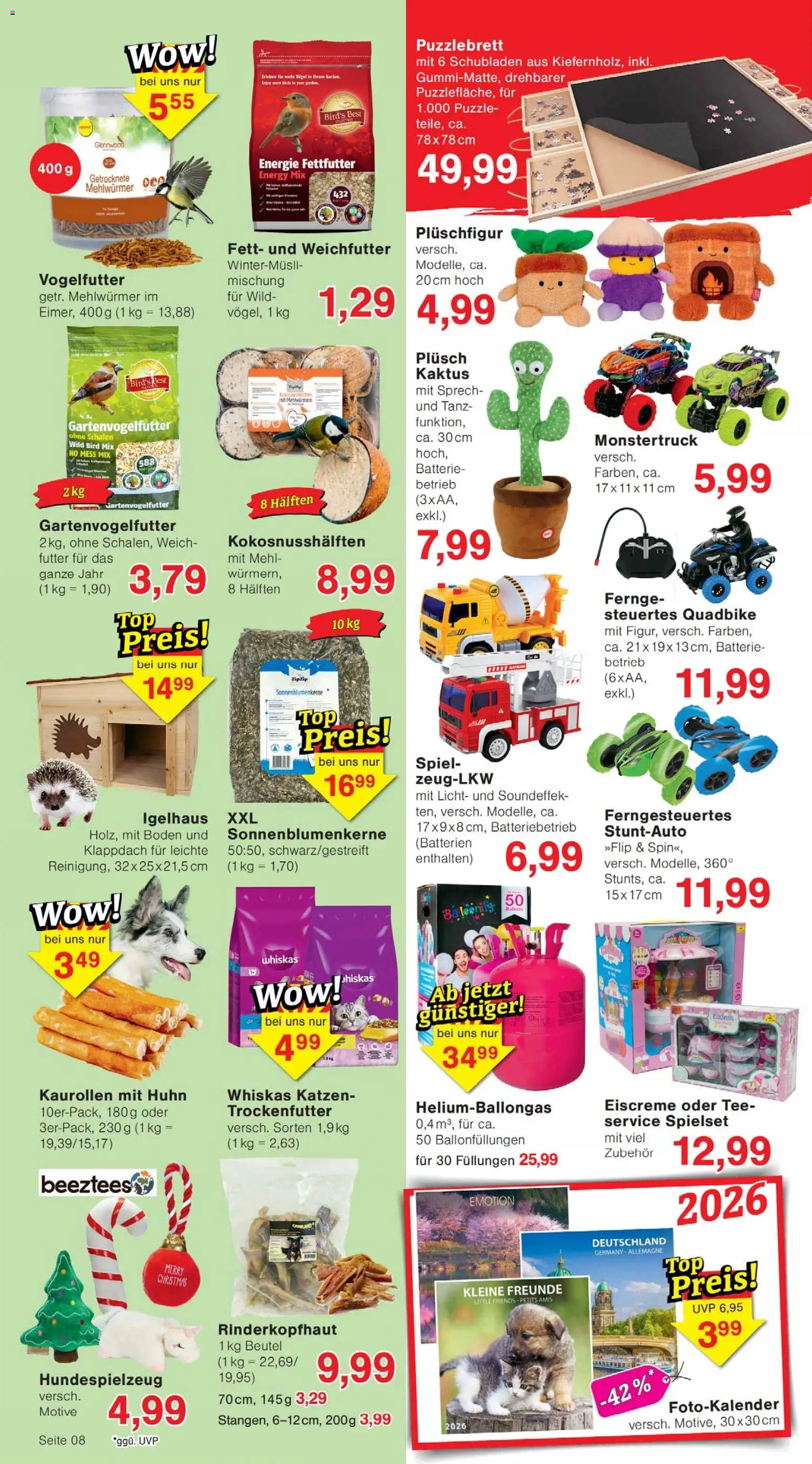 Jawoll Prospekt 	 – gültig ab 01.12.2025 | Seite: 12 | Produkte: Spiel, Mehl, Batterien, Whiskas