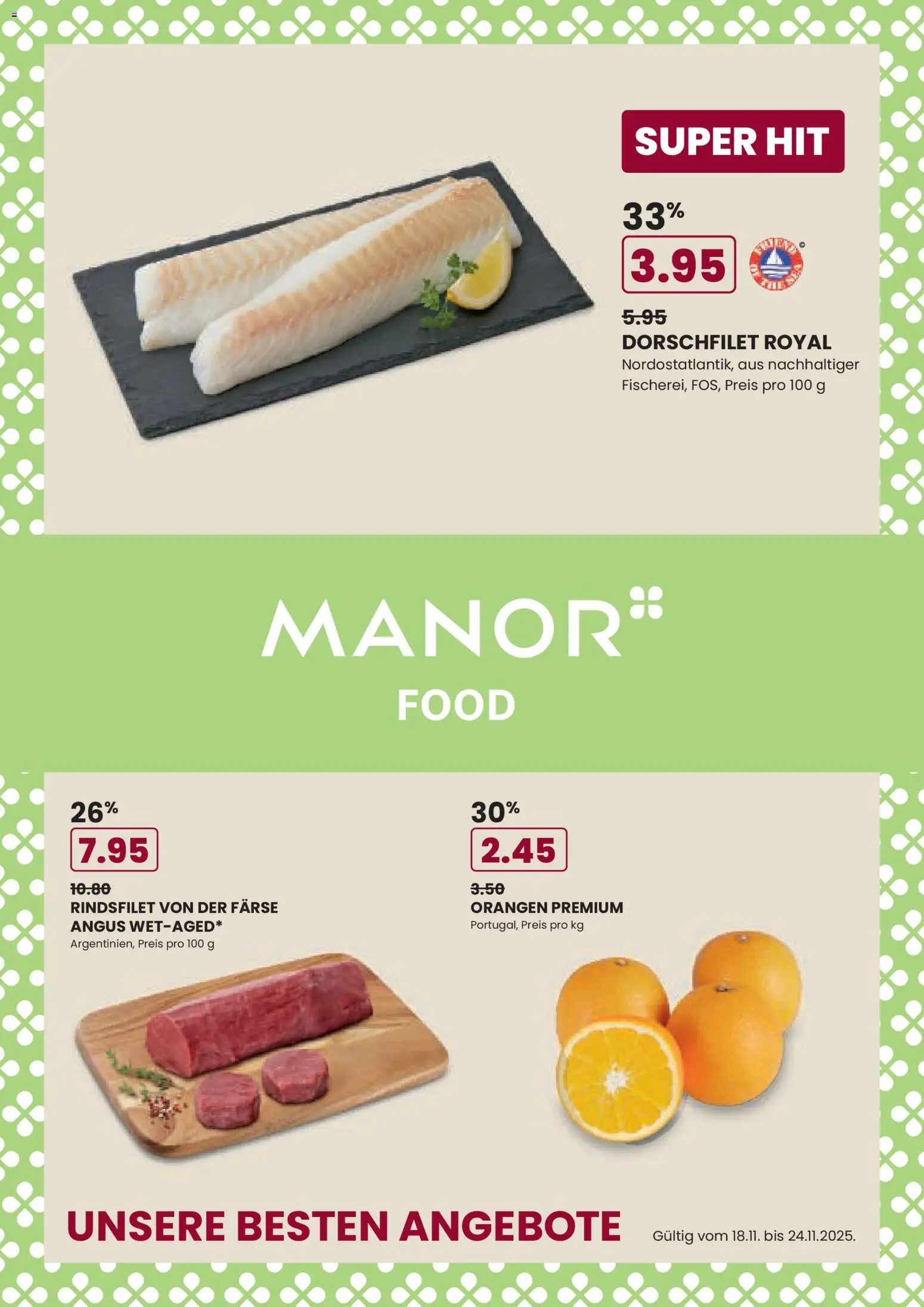 Manor Aktionen – gültig ab 18.11.2025 | Seite: 5 | Produkte: Orangen