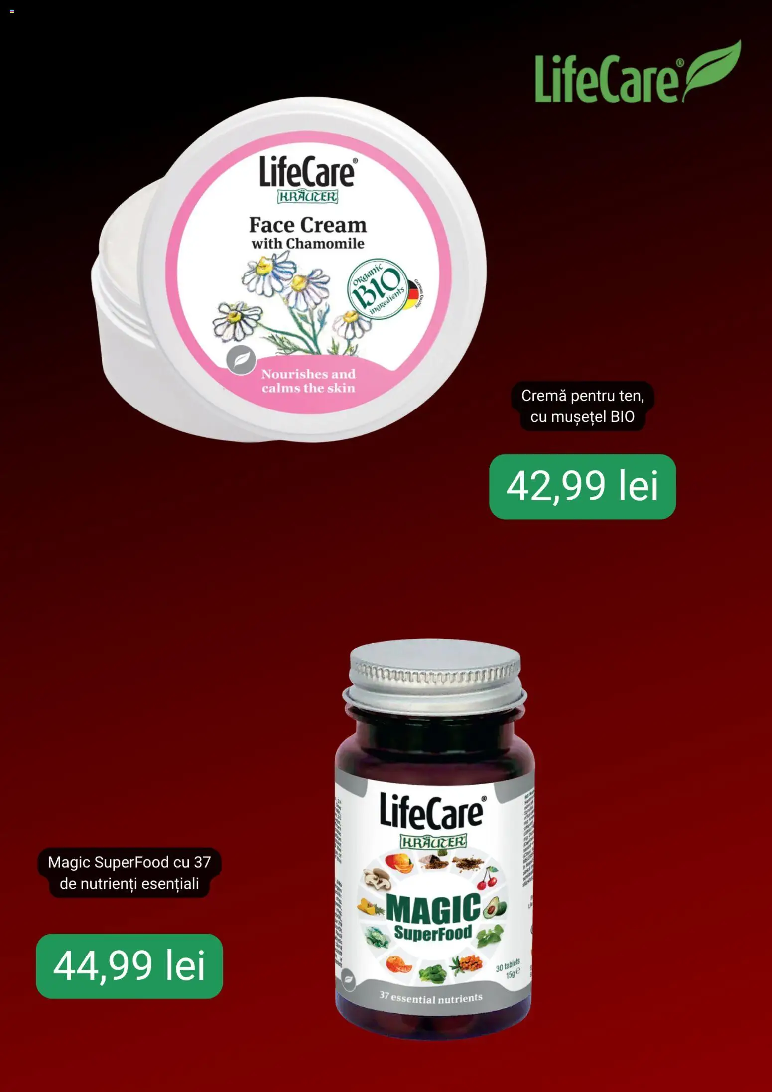 Noul catalog Life Care – valabil de la 27.11.2025 | Pagină: 5 | Produse: Şerit ödül, Cremă