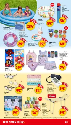 Penny Market leták - Čtvrtečník od 03.07.2025 | Strana: 28 | Produkty: Sušák na prádlo, Krabička, Dětský bazén, Barvy