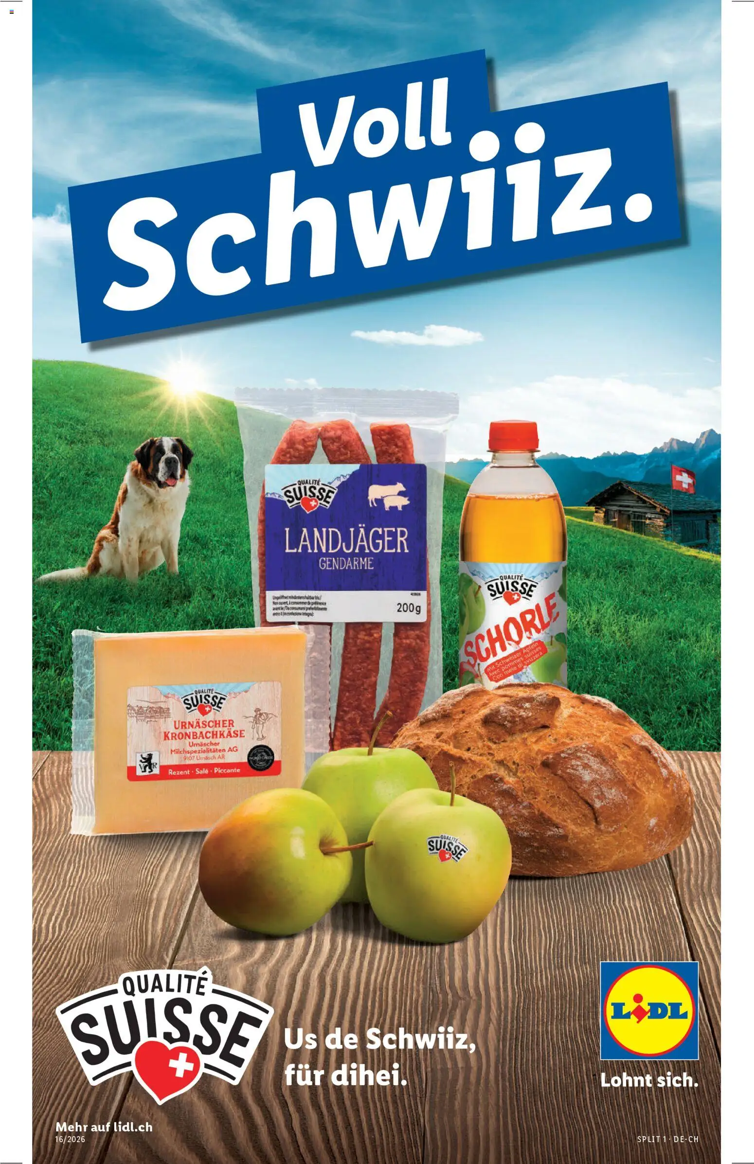 Lidl aktionen Qualité Suisse – gültig ab 16.04.2026 | Seite: 1