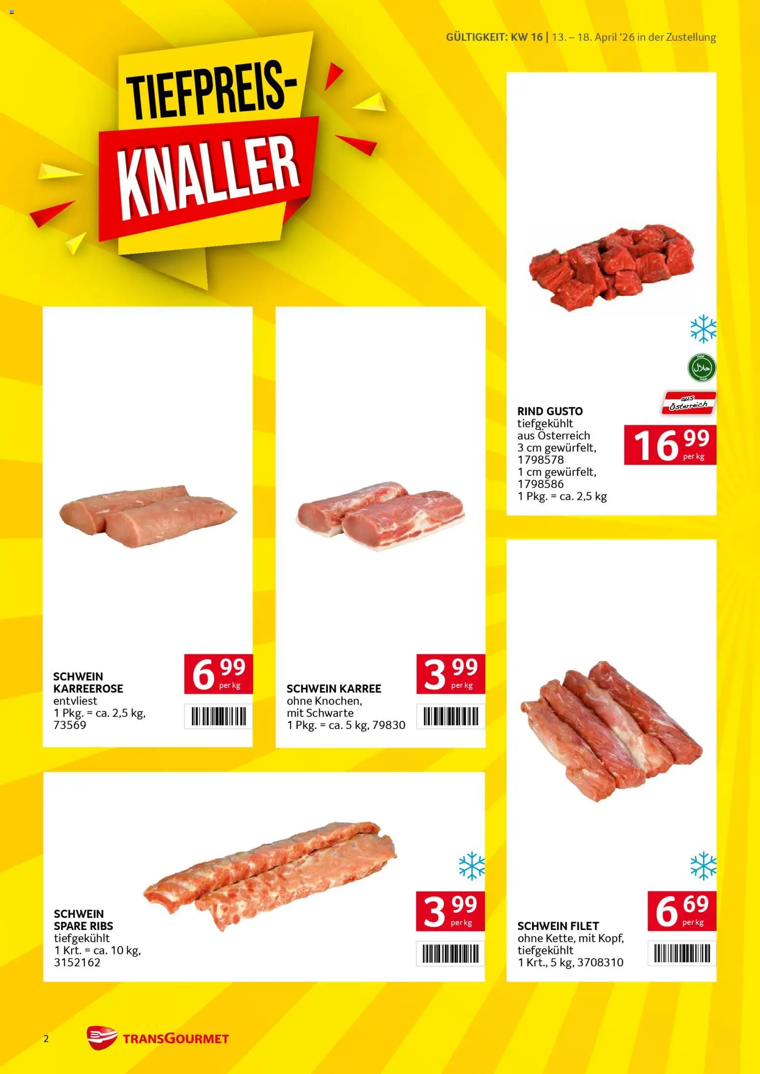 Transgourmet Zustellaktion gültig ab 13.04.2026 | Seite: 2