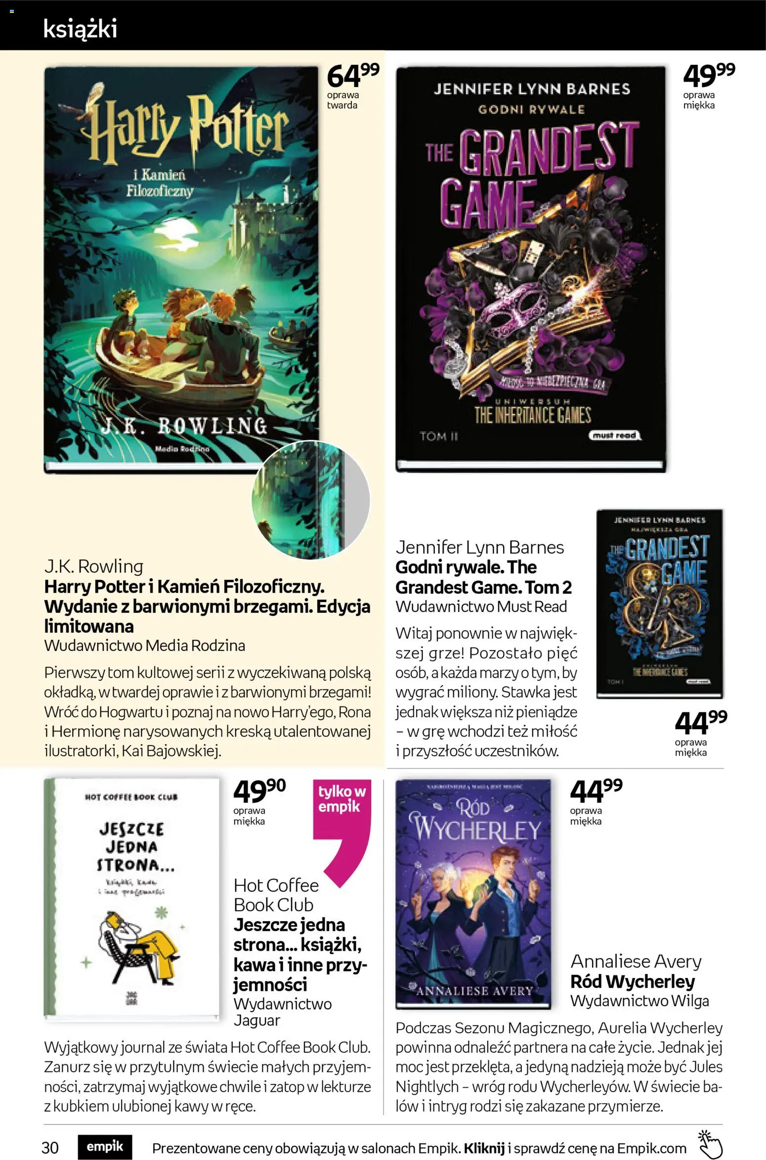 Empik Black Friday od 29.10.2025 | Strona: 30 | Produkty: Książki, Kawa
