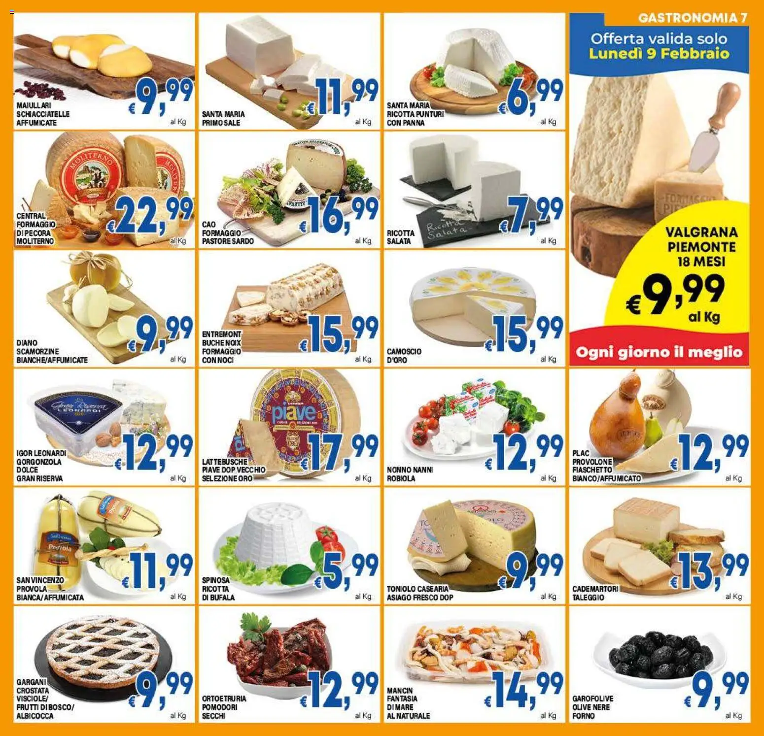 Volantino DEM del 04.02.2026 | Pagina: 7 | Prodotti: Provola, Ricotta, Forno, Gorgonzola