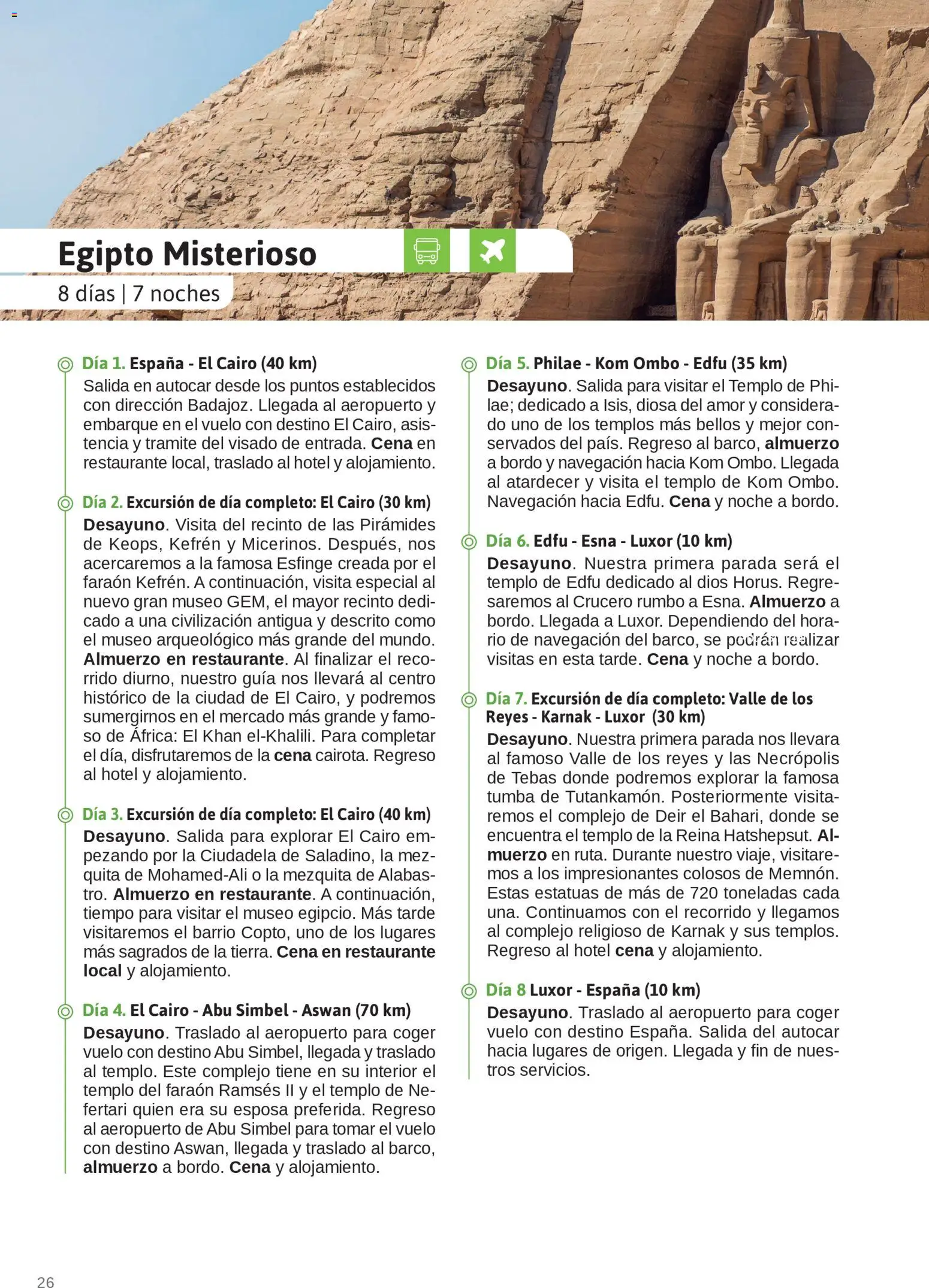 Viajes El Corte Inglés Junta de Extremadura │ válido desde el 01.03.2026 | Página: 26 | Productos: Navegación