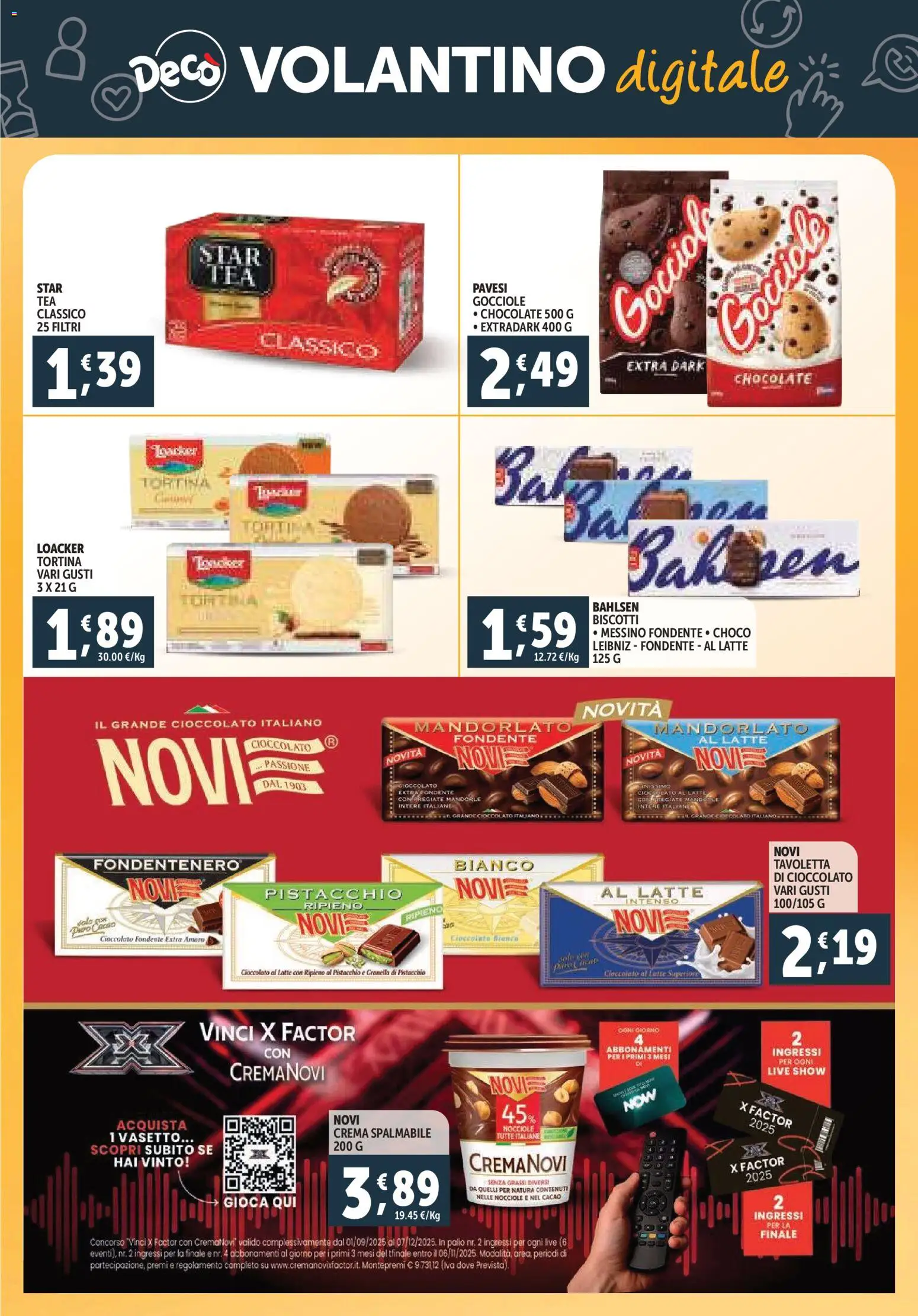 Volantino Decò del 20.11.2025 | Pagina: 25 | Prodotti: Crema, Cioccolato, Biscotti, Nocciole