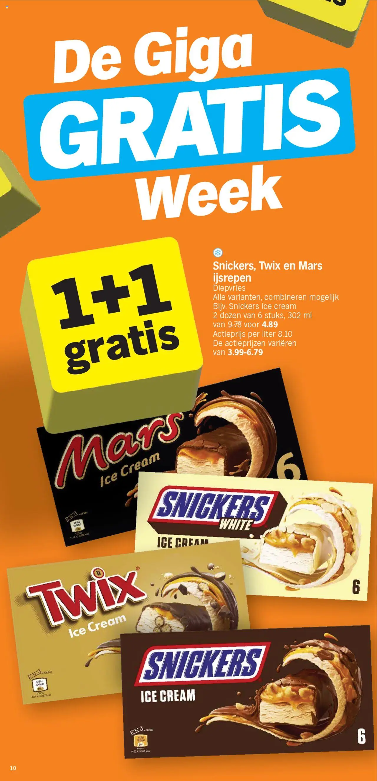  | Pagina: 10 | Producten: Wc, Mars, Twix, Snickers
