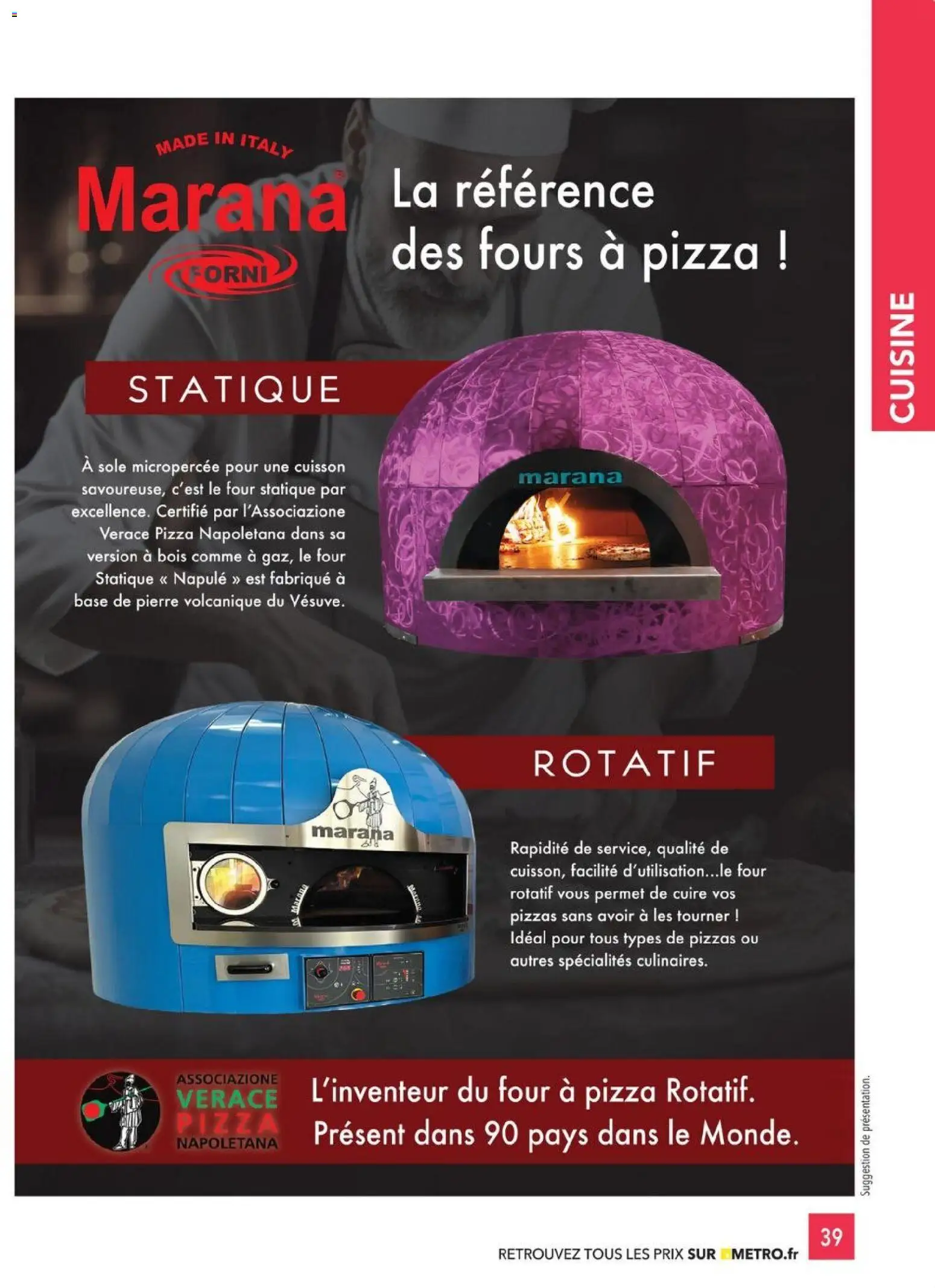 {H1} | Page: 39 | Produits: Base, Four, Four à pizza, Pizza