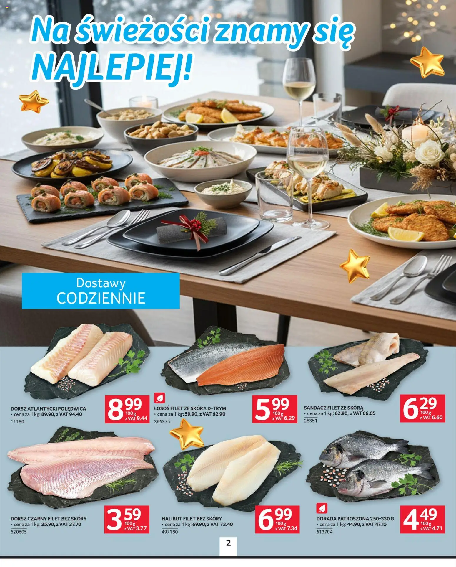 Selgros cash&carry Gazetka od 18.12.2025 | Strona: 2 | Produkty: Dorsz atlantycki, Sandacz, Dorsz, Dorsz czarny