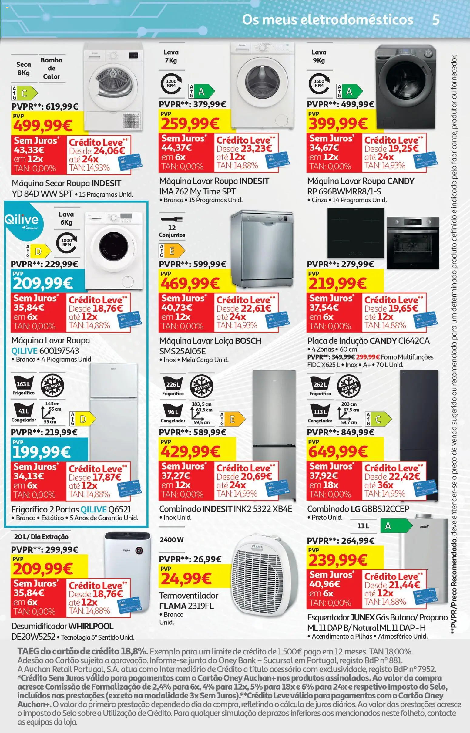 Auchan - Preços Redondos - Pet │ válido de 27.01.2026 | Página: 32 | Produtos: Forno, Whirlpool, Pilhas, Desumidificador