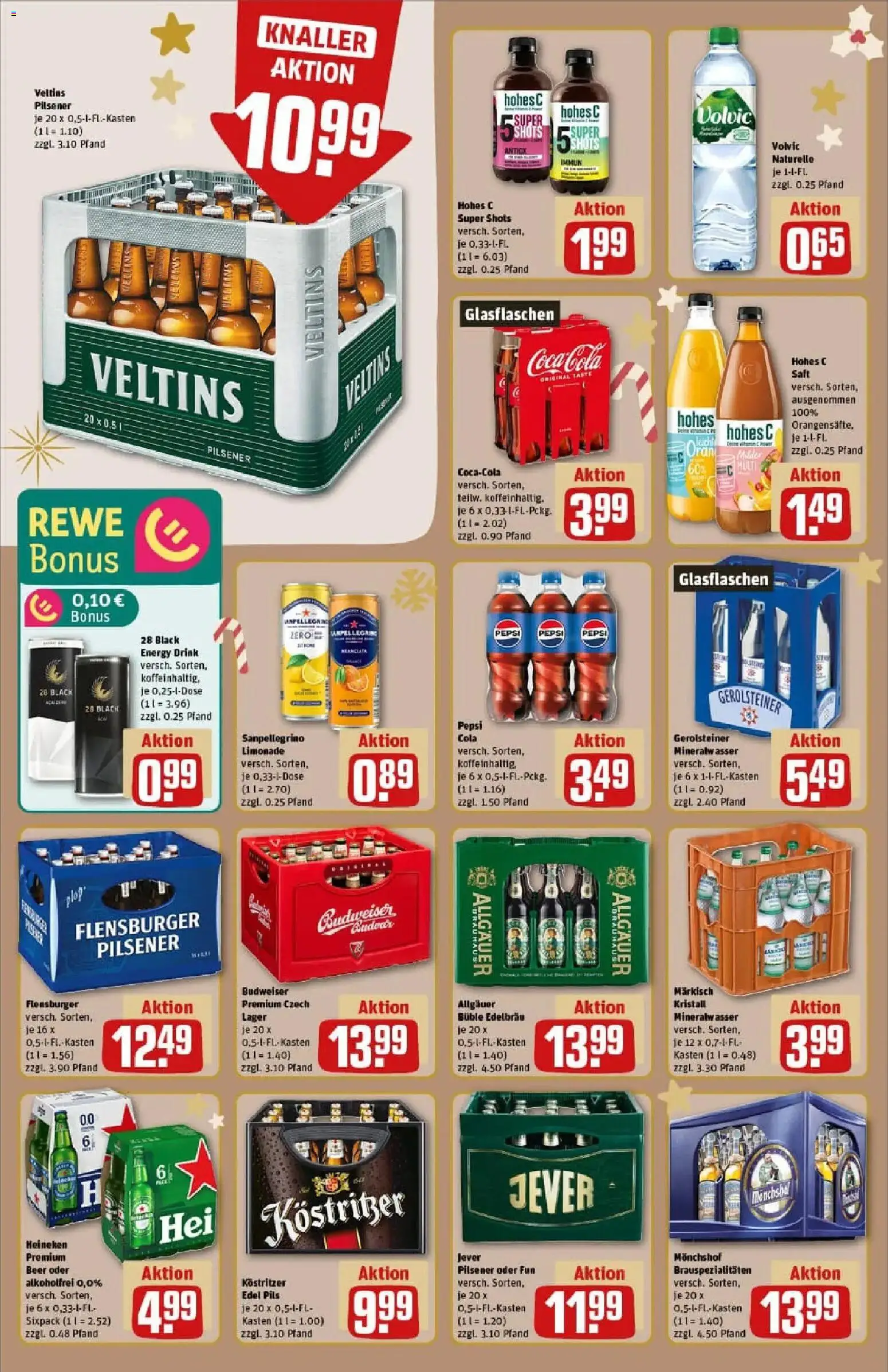 Rewe prospekt Teltow	 – gültig ab 07.12.2025 | Seite: 14 | Produkte: Energy, Jever, Volvic, Veltins