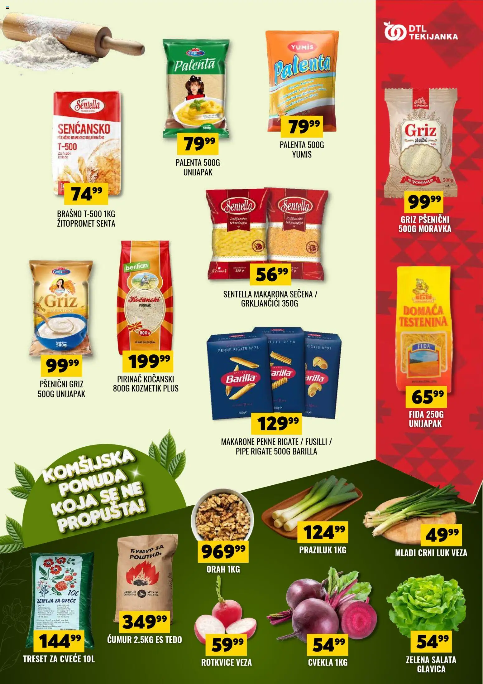 Tekijanka katalog - važi od 11.03.2026 | Strana: 7 | Proizvode: Cvekla, Orah, Pšenični griz, Cvece