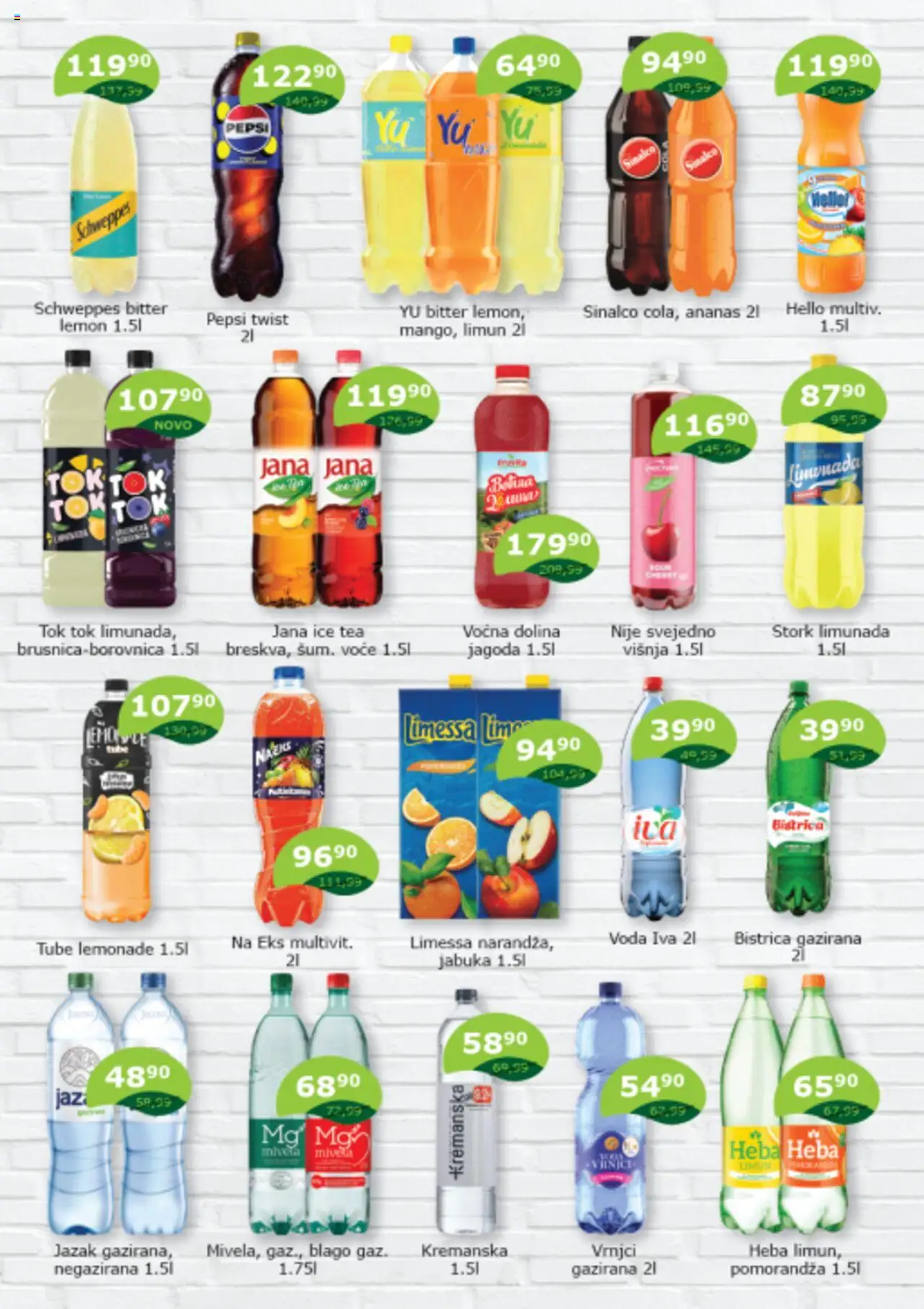 Valor katalog - važi od 16.06.2025 | Strana: 3 | Proizvode: Ananas, Višnja, Schweppes, Pomorandza