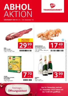 Transgourmet Flugblatt ab 15.12.2025 gültig