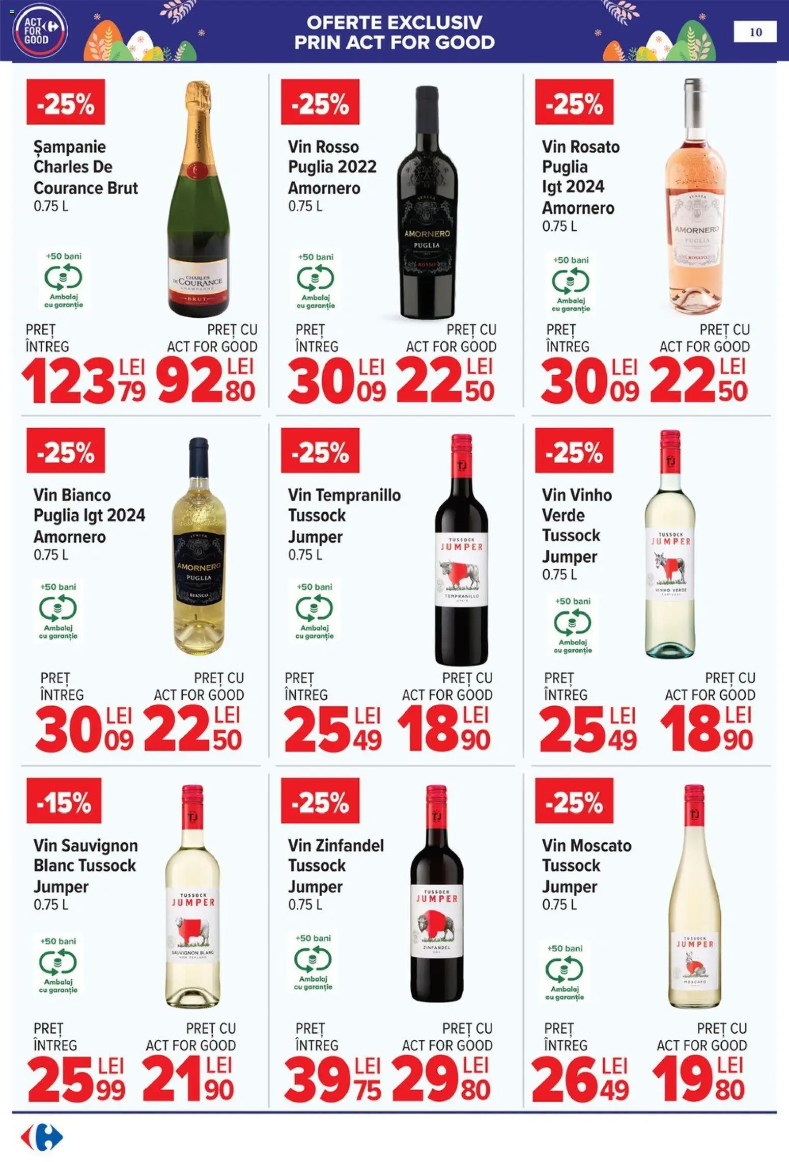 Noul catalog Carrefour – valabil de la 25.03.2026 | Pagină: 10 | Produse: Vin