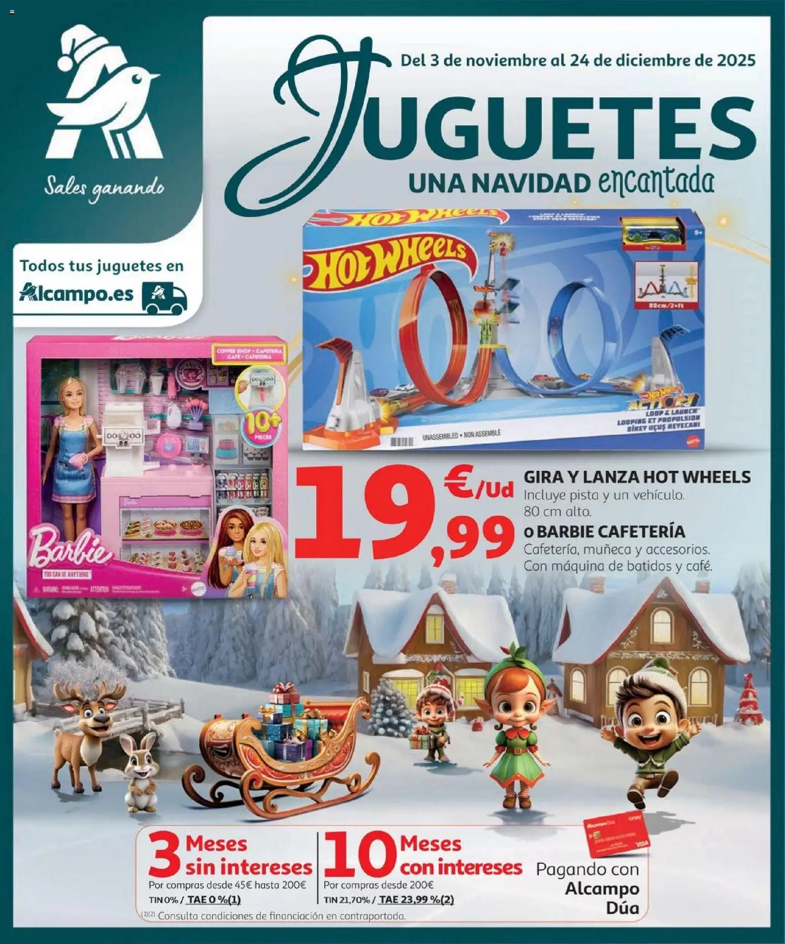 Alcampo - Juguetes │ válido desde el 03.11.2025 | Página: 1 | Productos: Café, Muñeca, Juguetes