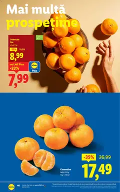 Ofertele Lidl valabile de la 12.01.2026 | Pagină: 46 | Produse: Şerit ödül, Portocale
