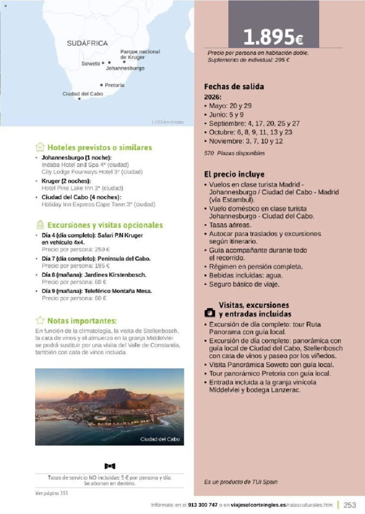 Viajes El Corte Inglés Rutas Culturales de la Comunidad de Madrid │ válido desde el 01.04.2026 | Página: 253