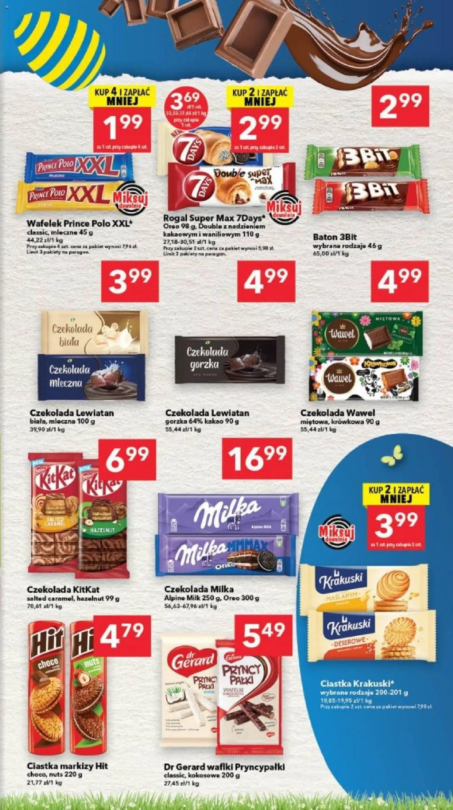 Lewiatan gazetka - Bydgoszcz od 12.03.2026 | Strona: 11 | Produkty: Czekolada miętowa, Baton, Czekolada, Ciastka