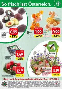 Spar Obst & Gemüse - Wien  ab 10.11.2025 gültig