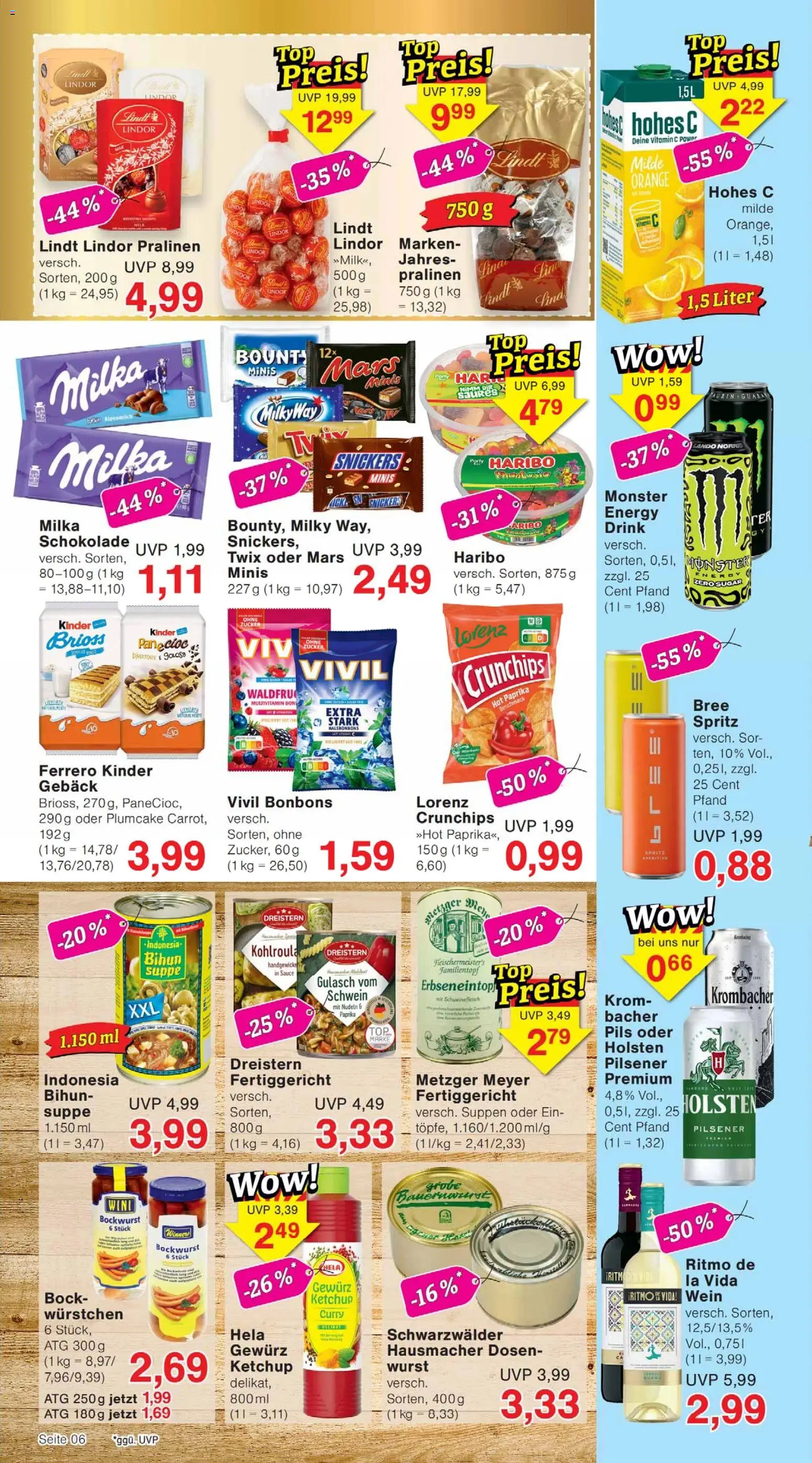 Jawoll Prospekt 	 – gültig ab 01.12.2025 | Seite: 6 | Produkte: Monster, Krombacher, Hohes c, Ketchup