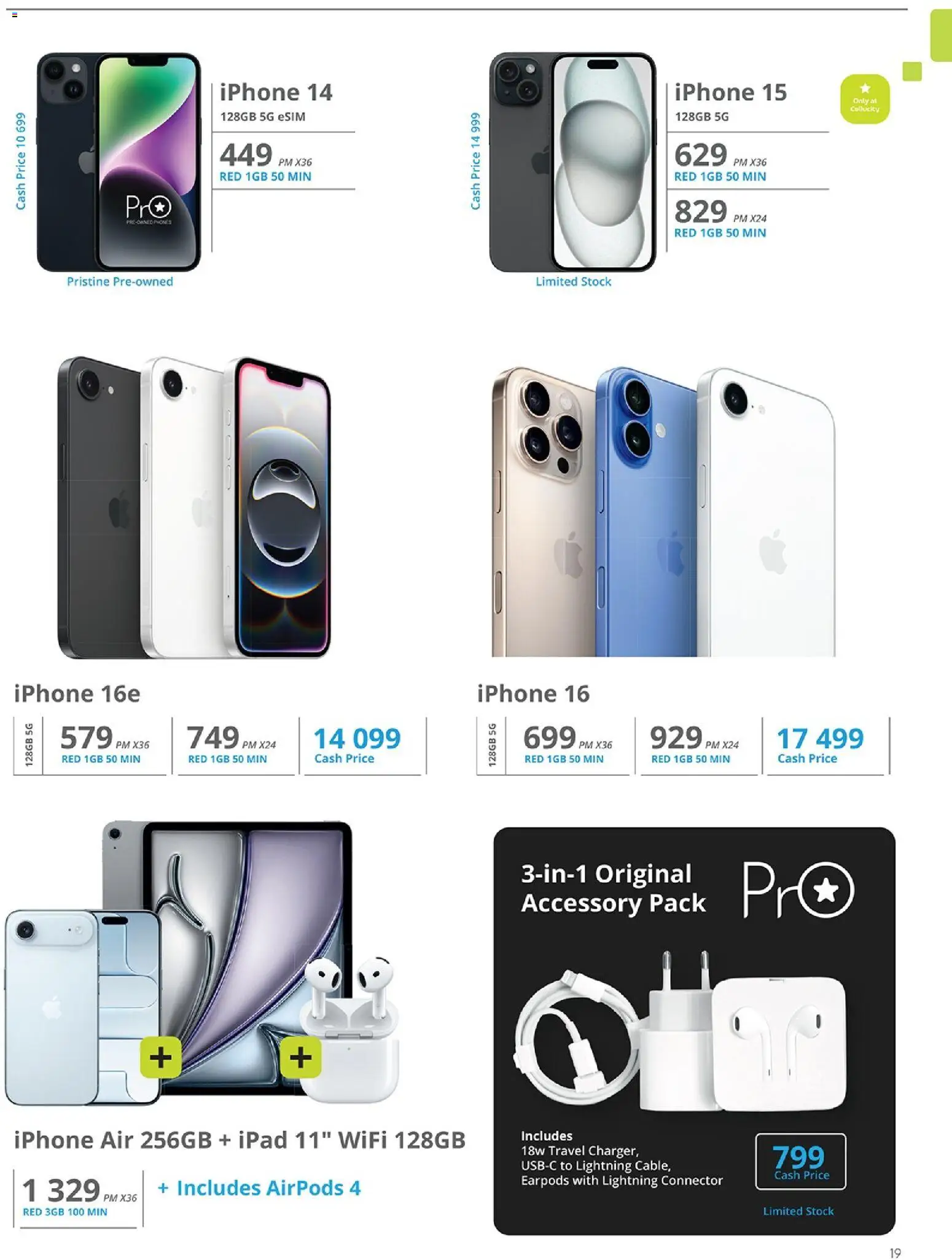 New Cellucity catalogue – valid from 07.01.2026 | Page: 19 | Products: Connector, Stock