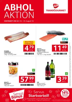 Vorschau von dem Prospekt - Transgourmet Flugblatt gültig ab 17.08.2025
