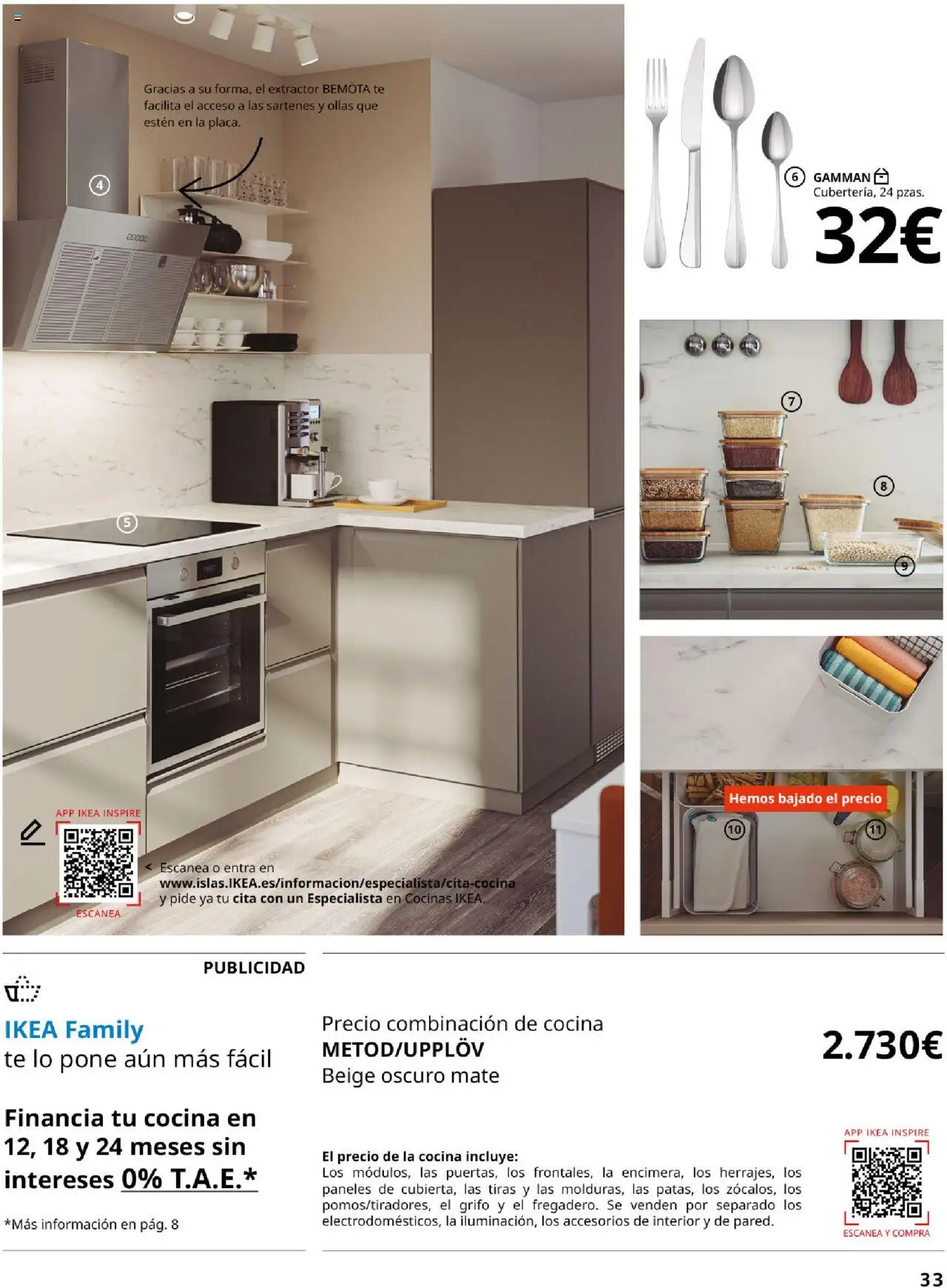 Catálogo IKEA Cocinas │ válido desde el 01.09.2025 | Página: 33 | Productos: Té, Cocina