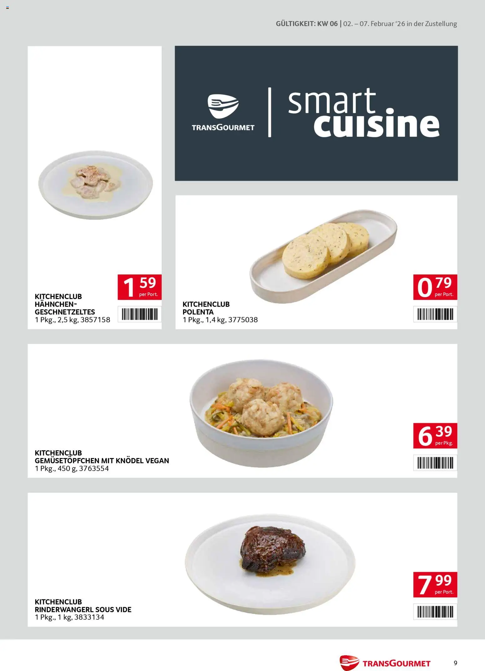 Transgourmet Zustellaktion gültig ab 02.02.2026 | Seite: 9