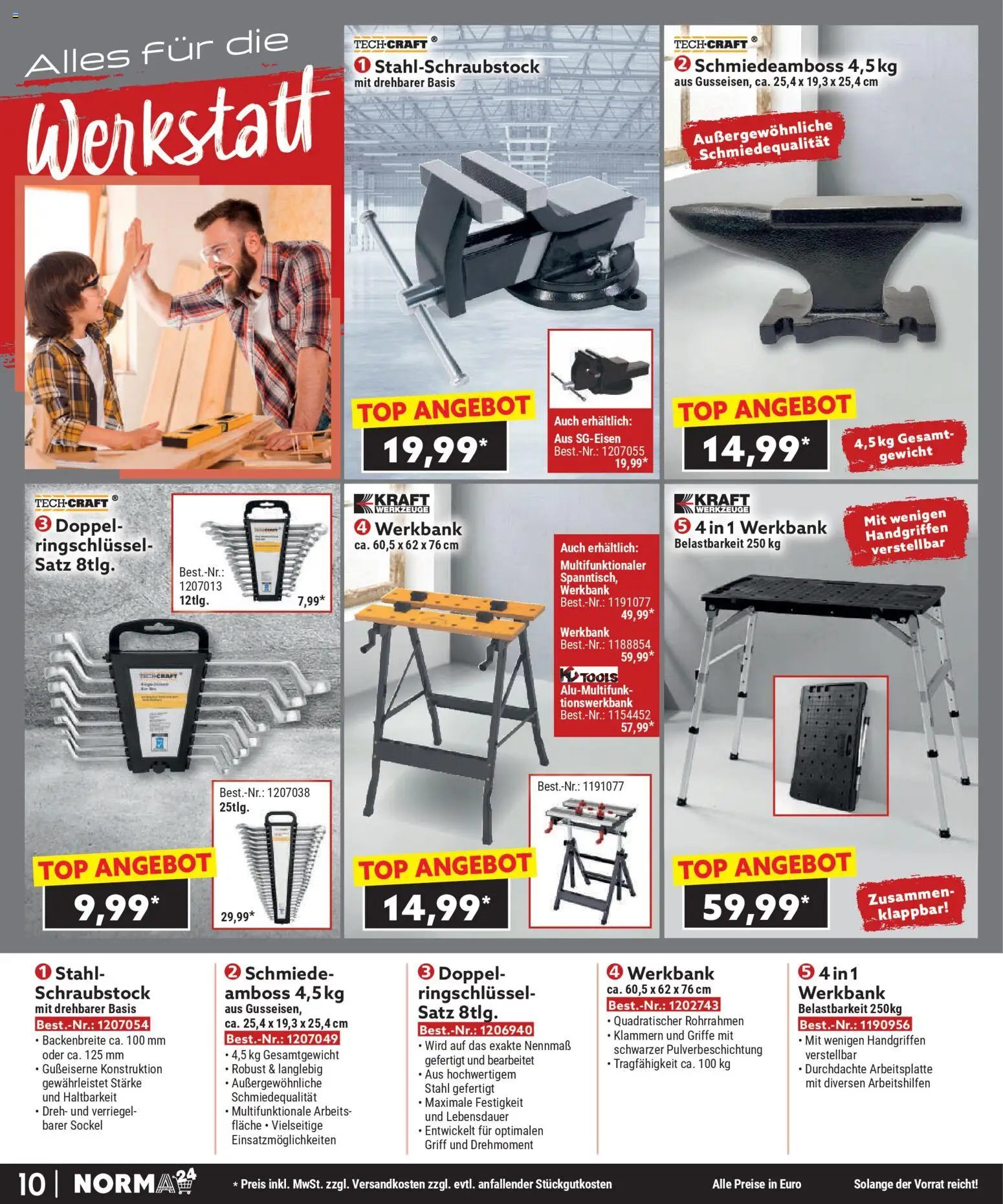 Norma Bestellmagazin  gültig ab 01.11.2025 | Seite: 10 | Produkte: Gewicht