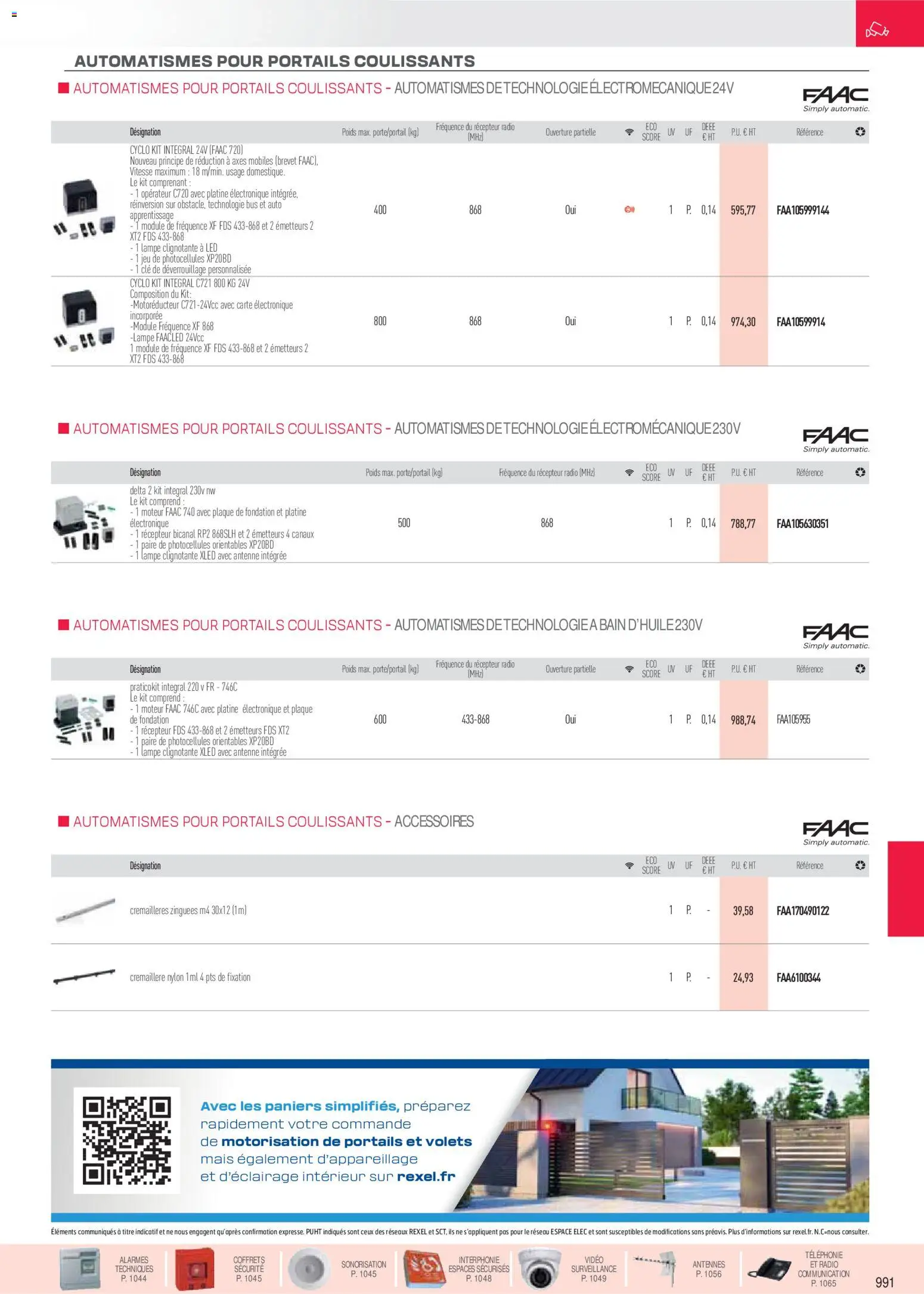 {H1} | Page: 40 | Produits: Radio, Poids, Mais, Lampe