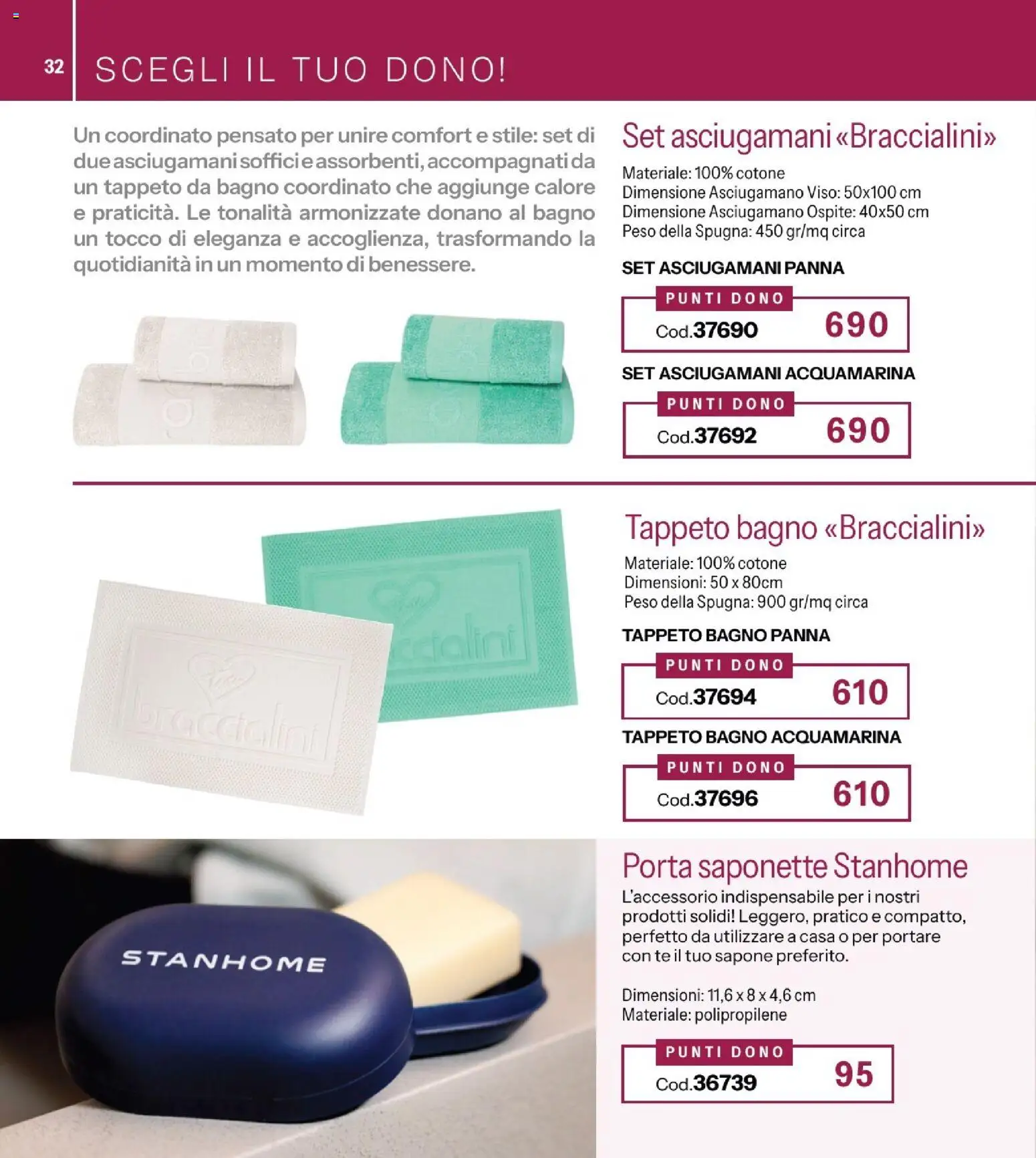 Volantino Stanhome del 23.12.2025 | Pagina: 32 | Prodotti: Sapone, Tè, Panna, Bagno