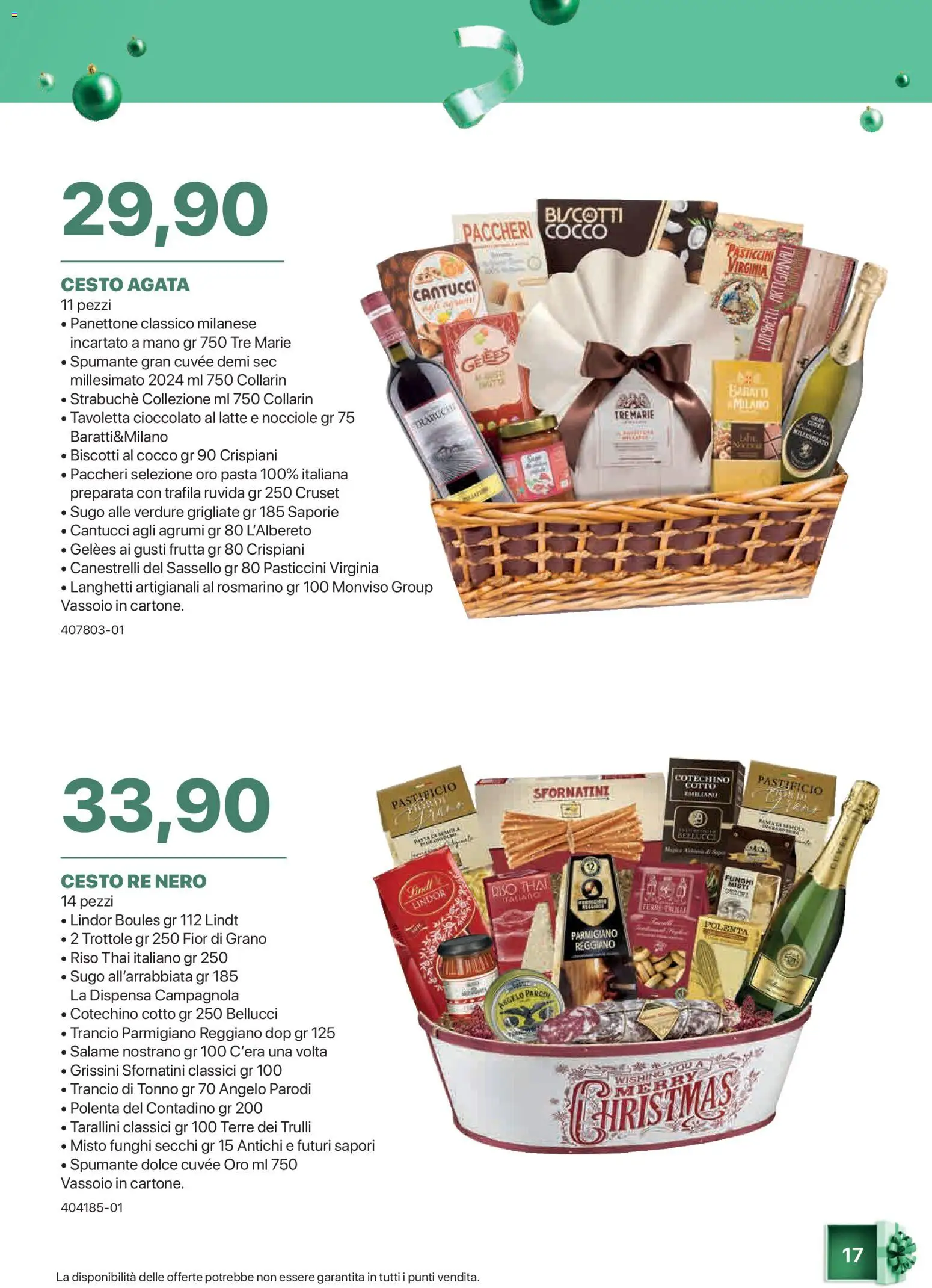 Volantino Sogegross del 05.11.2025 | Pagina: 17 | Prodotti: Riso, Spumante, Tonno, Cotechino