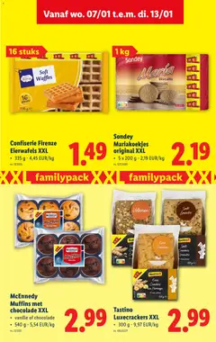 Lidl Folder week 2 - Voorbeeld van een folder van Lidl, geldig van 07.01.2026 | Pagina: 30 | Producten: Muffins, Kaas, Chocolade