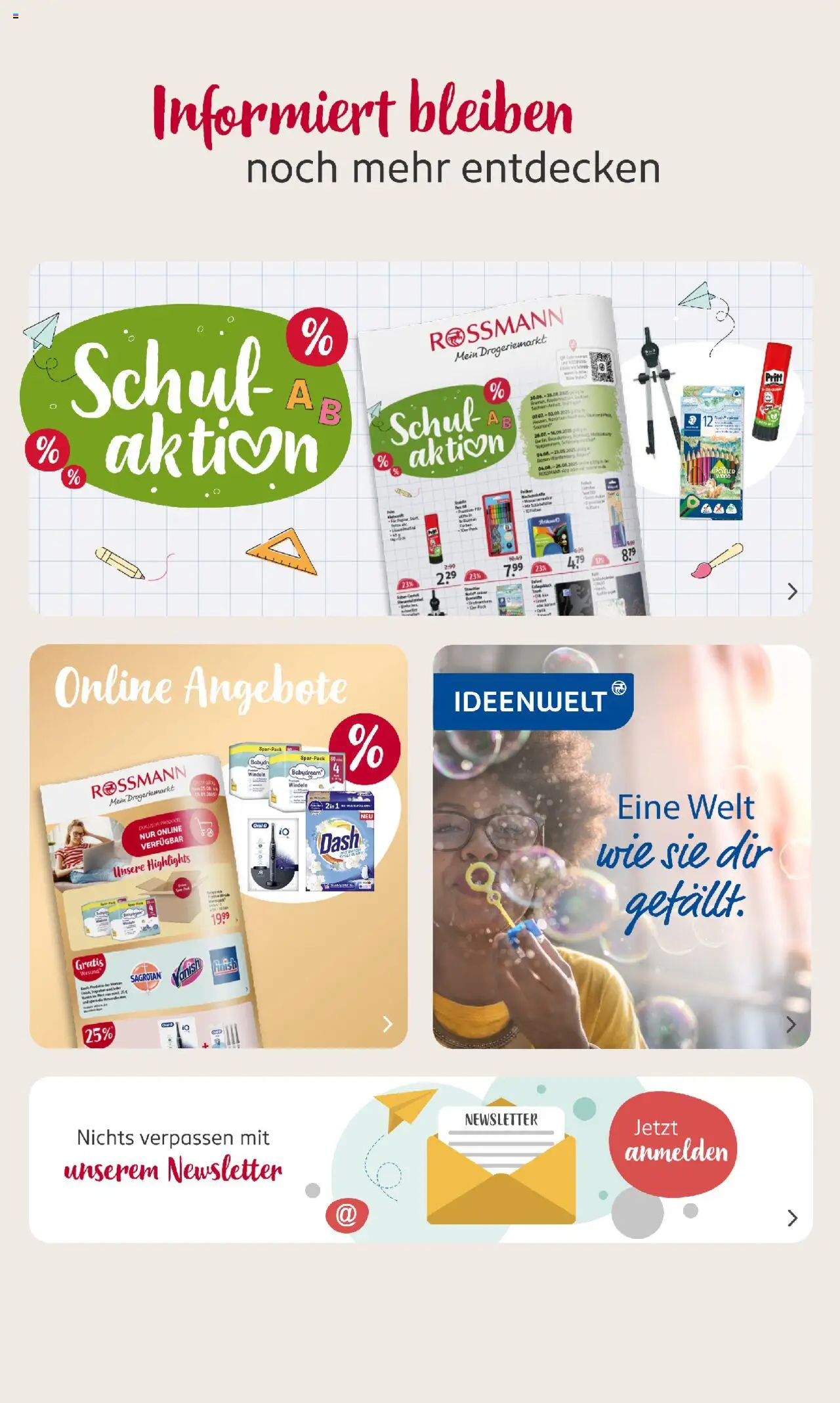 Rossmann Prospekt 	 - gültig ab dem 25.08.2025 | Seite: 23 | Produkte: Finish, Waschmittel
