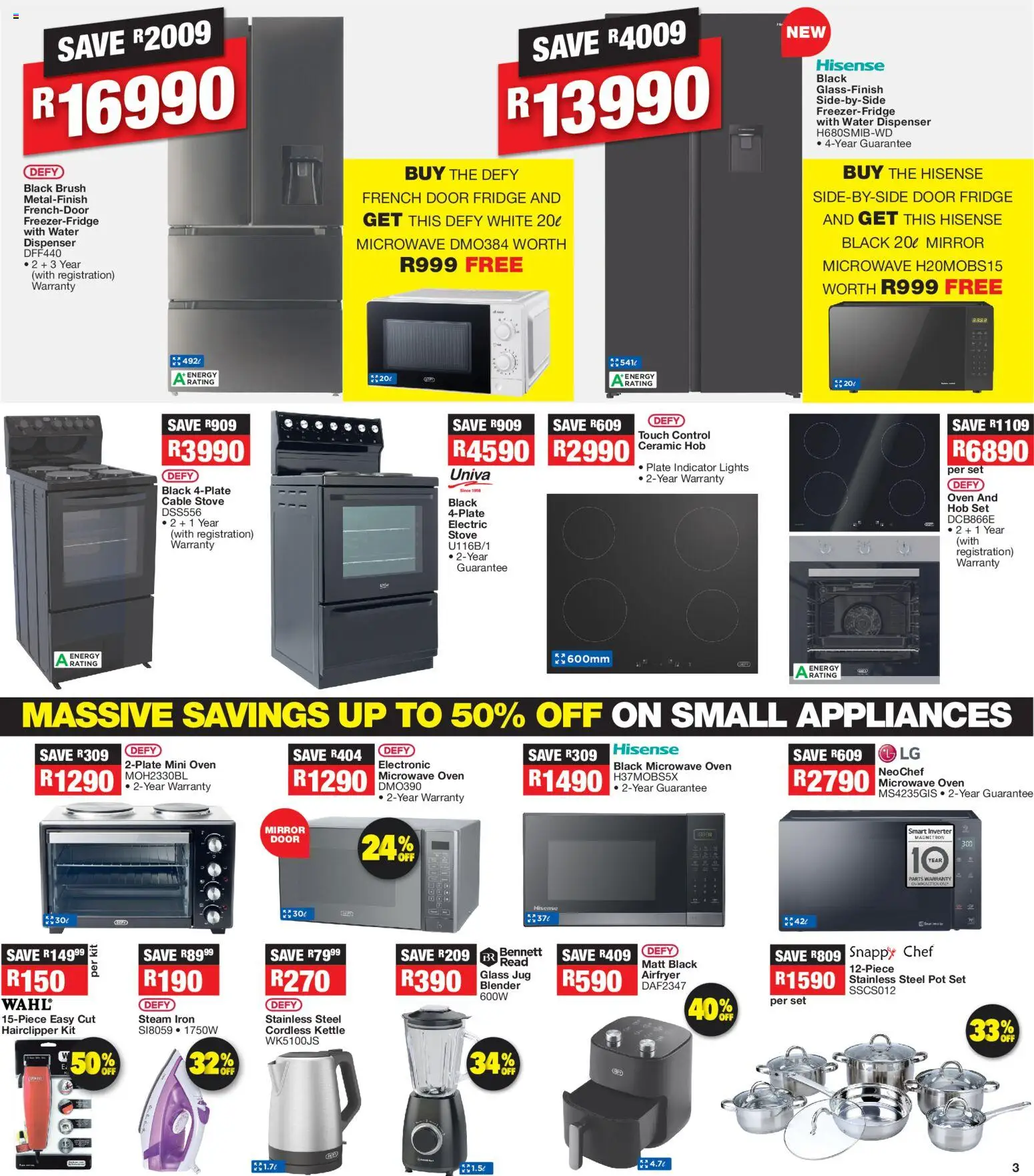 New OK Furniture catalogue – valid from 24.11.2025 | Page: 3 | Products: Oven, Stove, Microwave, Blender