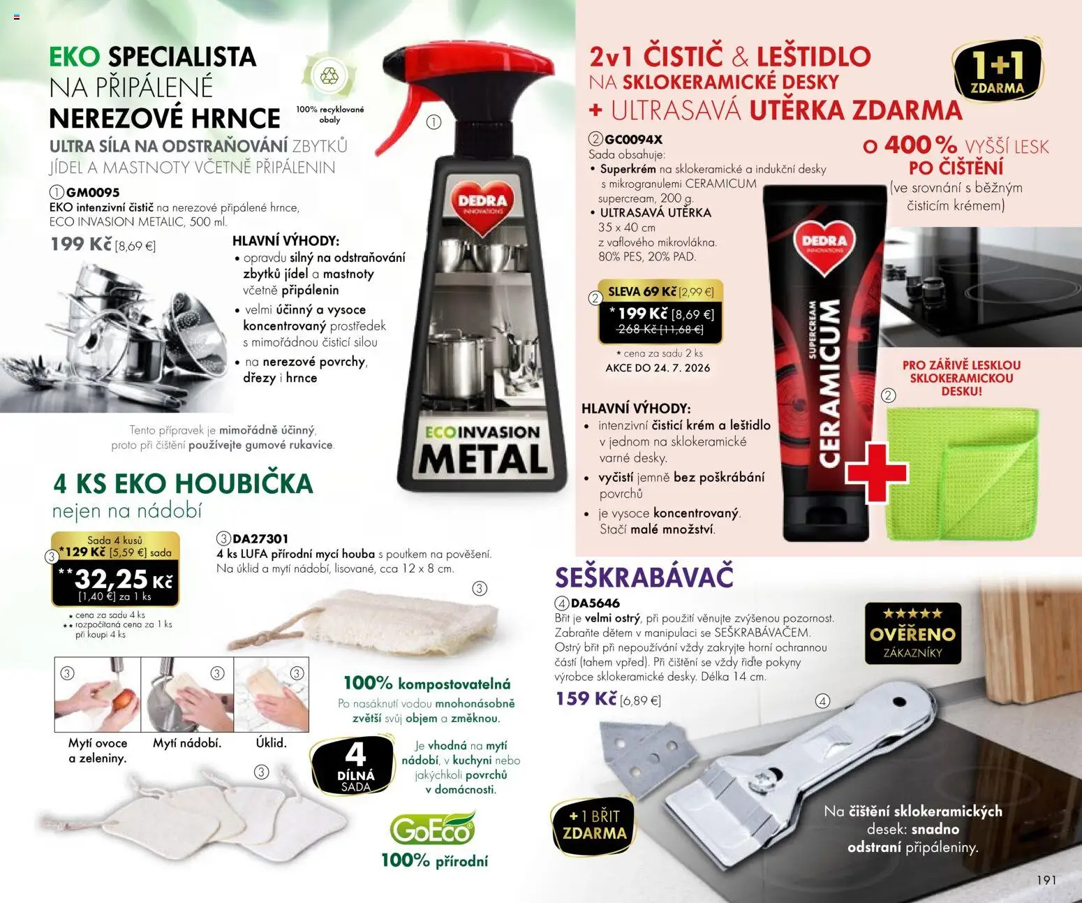 Nové Dedra akcie – leták je platný od 24.04.2026 | Strana: 91 | Produkty: Drezy, Krém